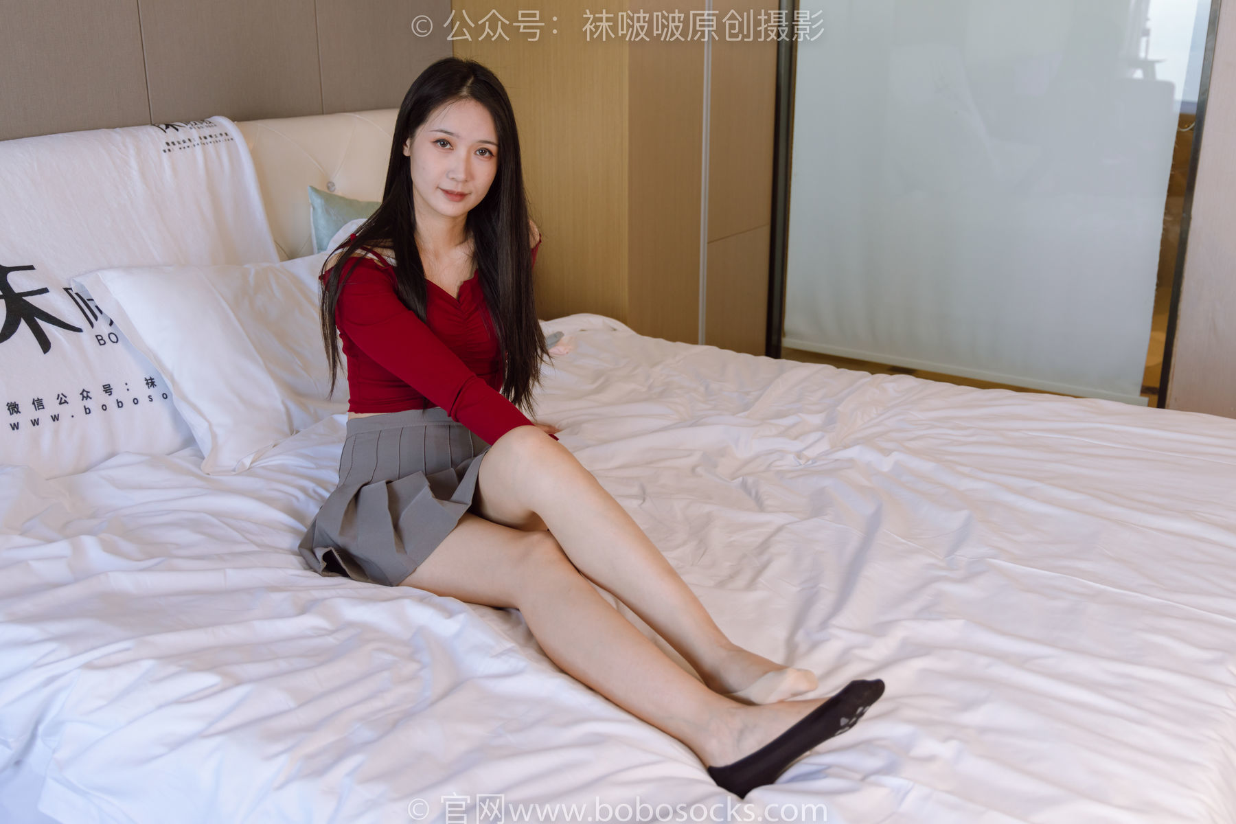 图片[152]-BoBoSocks袜啵啵 No.190 小安-两双高跟鞋、两双船袜、裸足[160P]-六色网