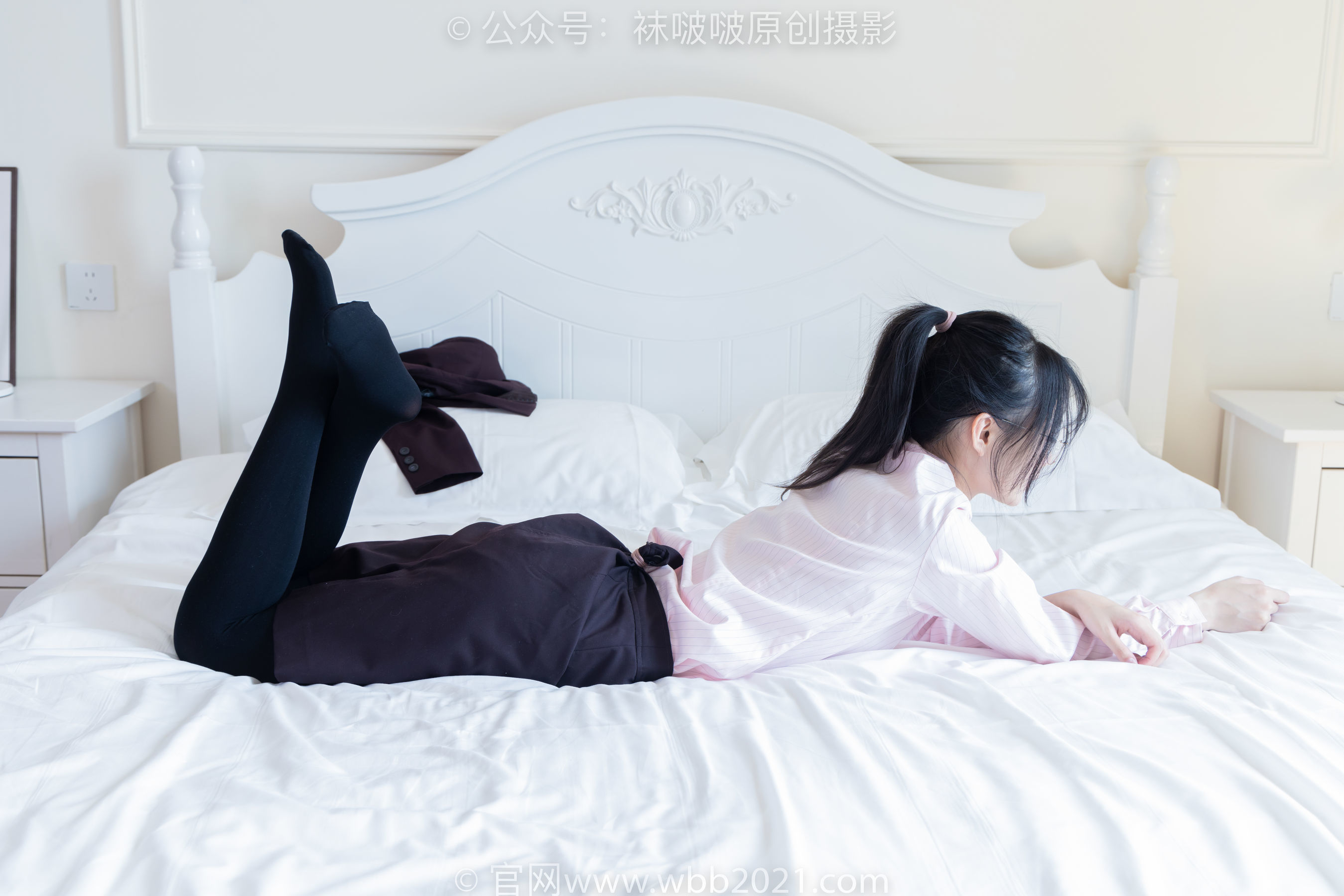 图片[92]-BoBoSocks袜啵啵 No.362 甜甜圈 -两双皮鞋、厚肉丝、厚黑丝、ol制服[230P]-六色网