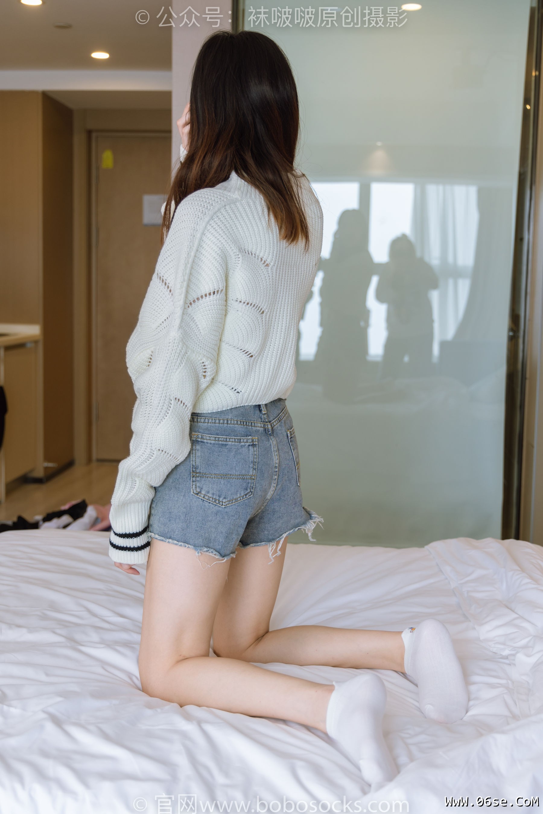 图片[18]-BoBoSocks袜啵啵 No.222 小甜豆-长靴、白棉袜、裸足[180P]-六色网