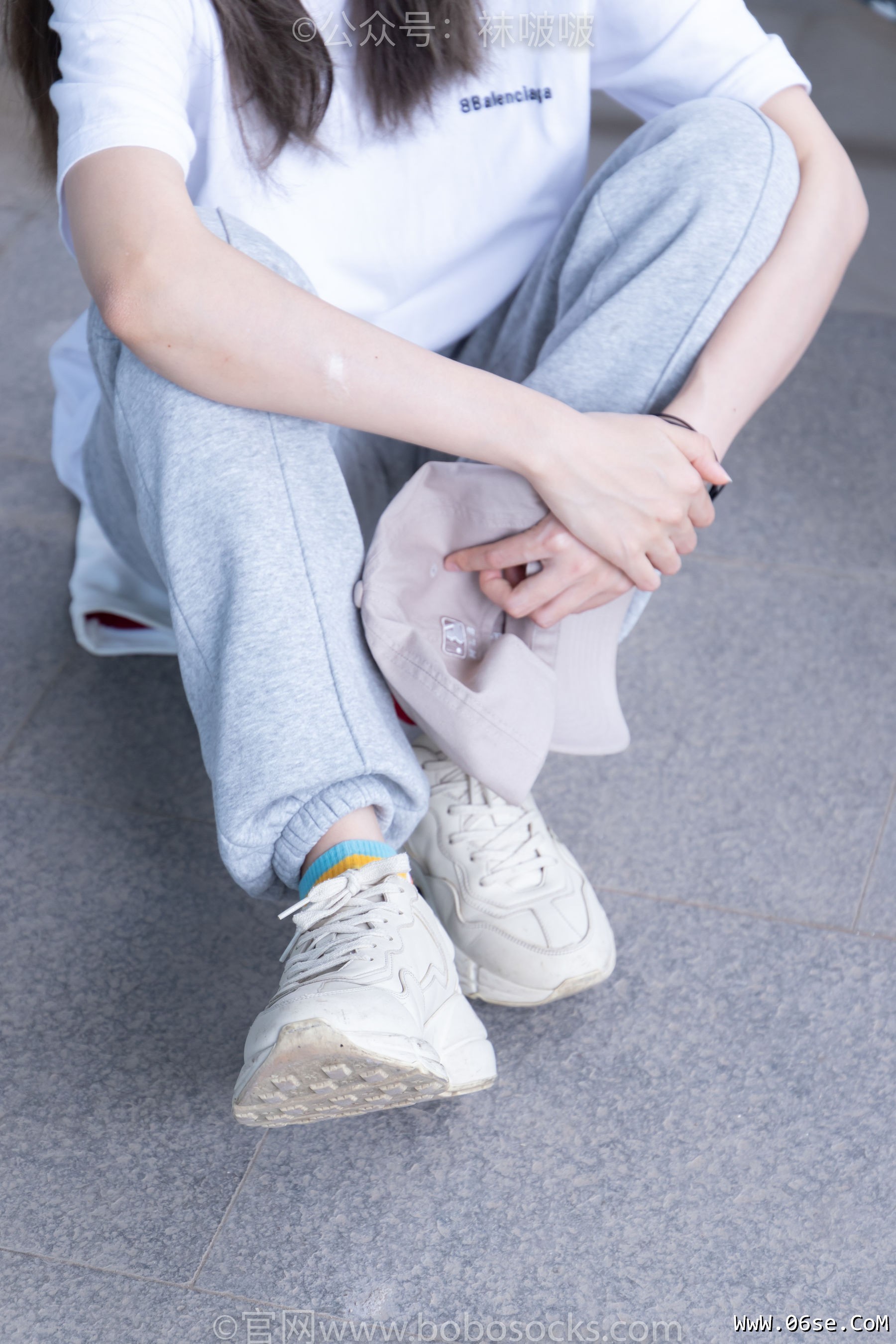 图片[41]-BoBoSocks袜啵啵 No.012 泡芙-运动鞋、白棉袜、裸足[132P]-六色网