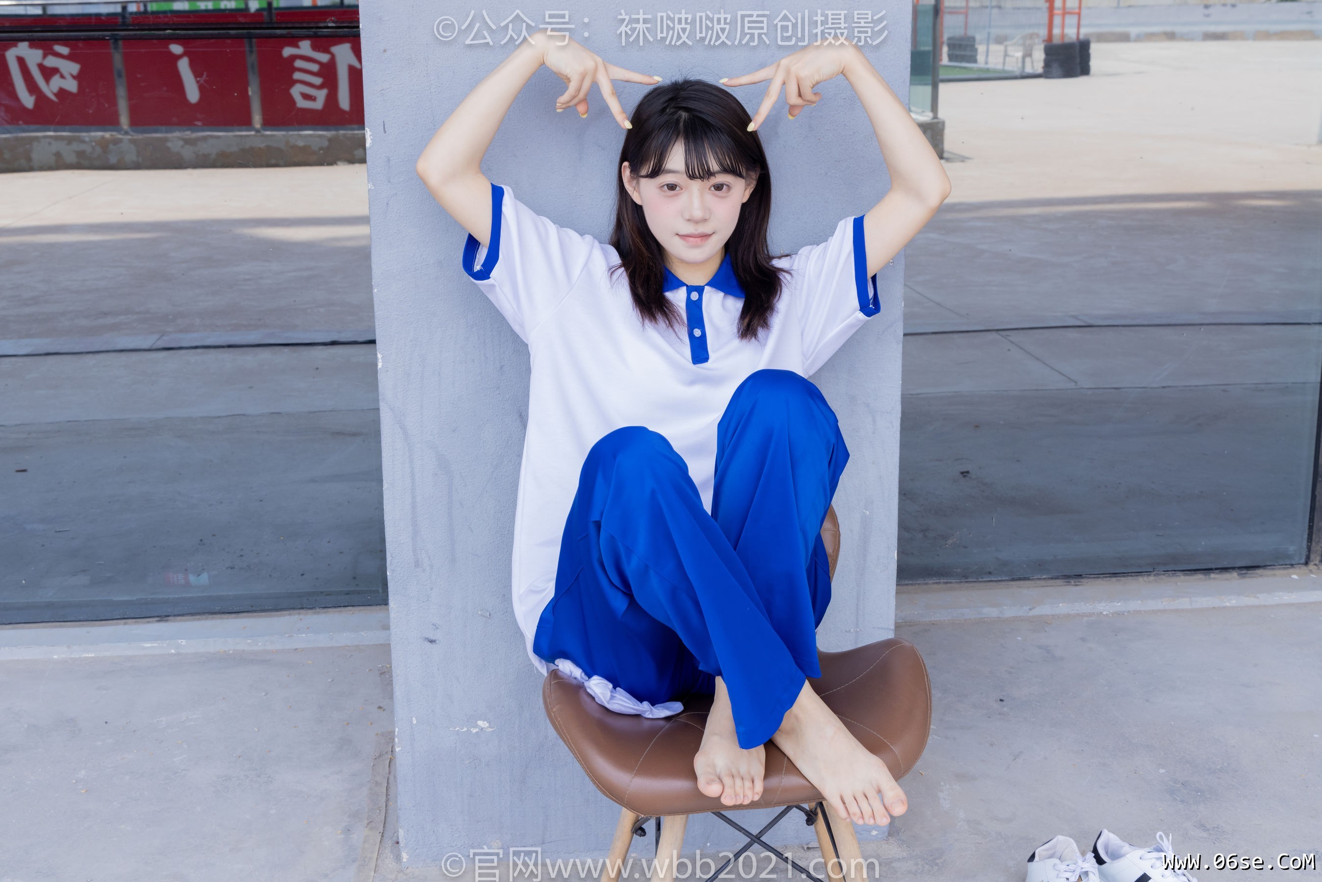 图片[45]-BoBoSocks袜啵啵 No.393 糯米 -板鞋、白棉袜、裸足、校服[150P]-六色网