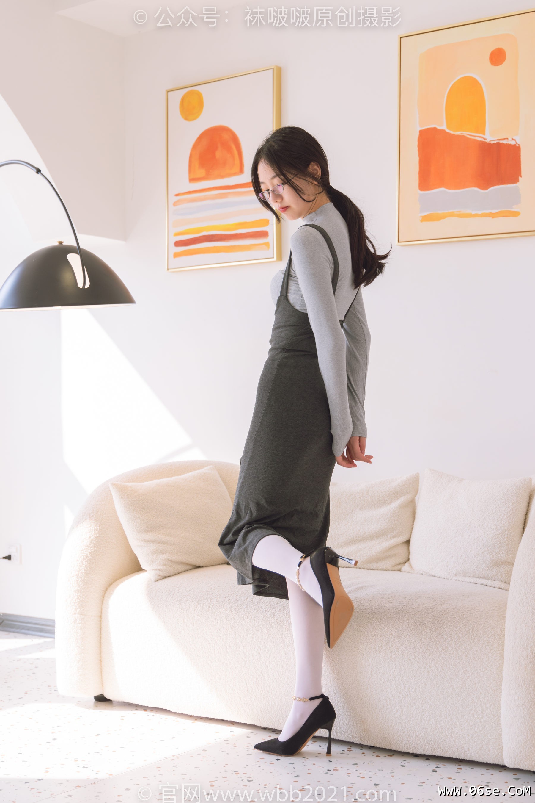 图片[53]-BoBoSocks袜啵啵 No.242 小甜豆-高跟鞋、厚白丝[140P]-六色网