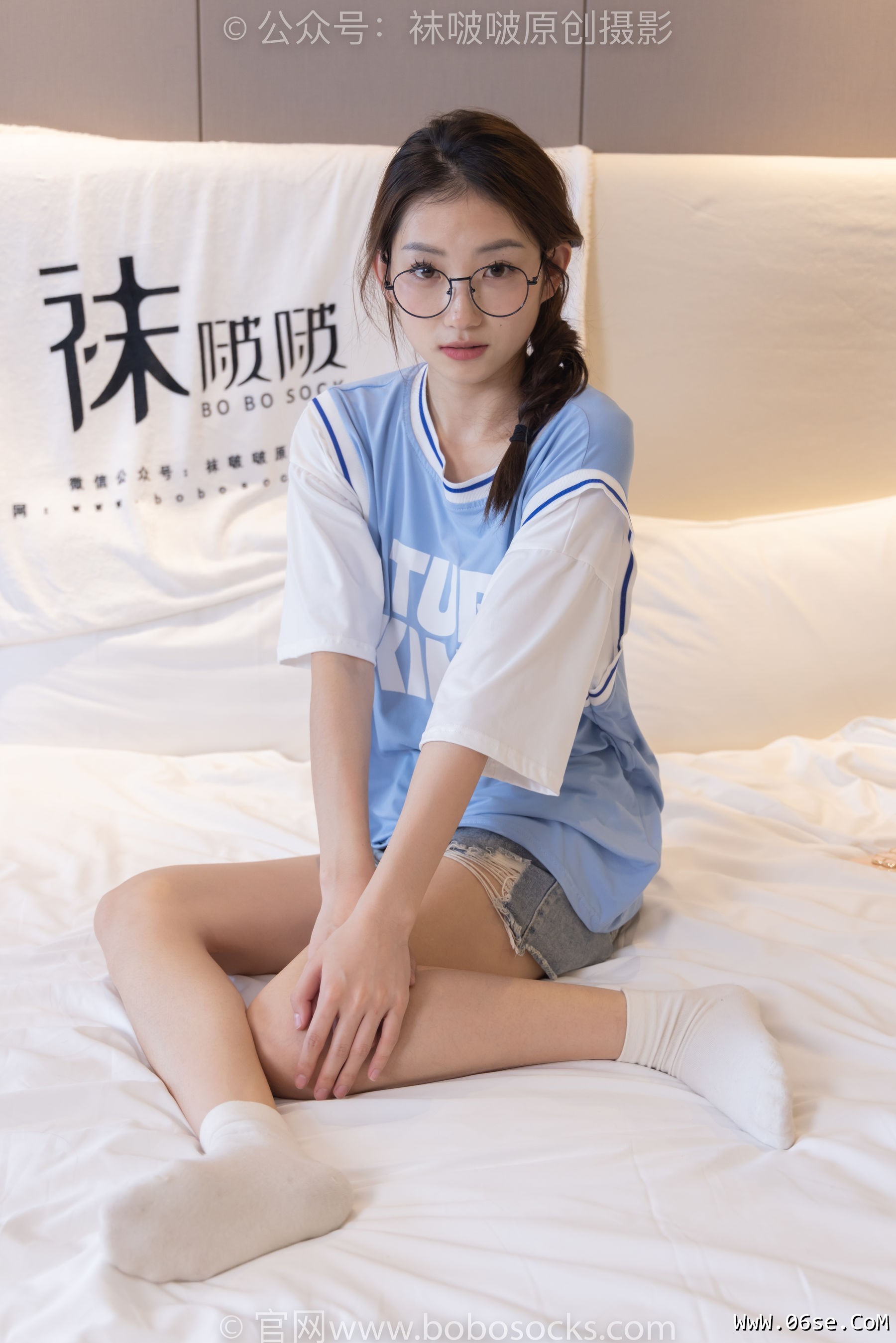 图片[38]-BoBoSocks袜啵啵 No.217 小沫-高跟鞋、皮鞋、短肉丝、自然穿脏白棉袜[150P]-六色网