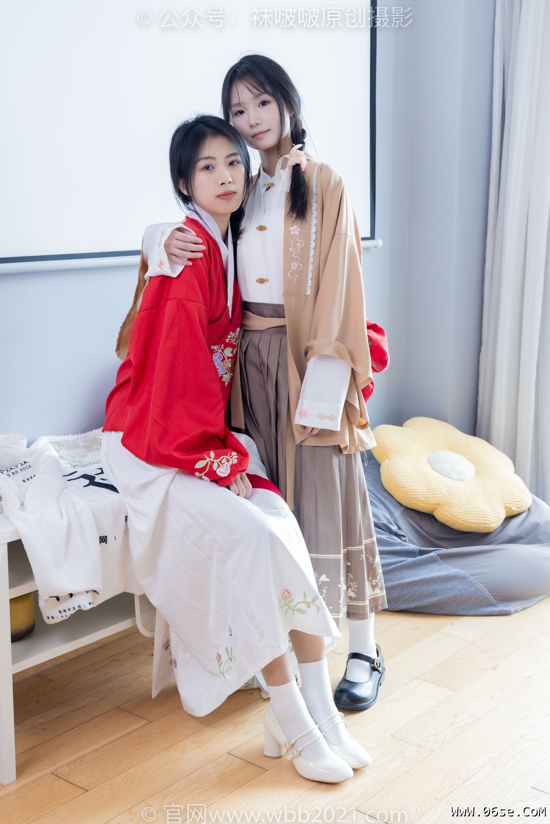 图片[95]-BoBoSocks袜啵啵 No.400 奶油&甜甜圈 -两双高跟鞋、白棉袜、肉丝[158P]-六色网
