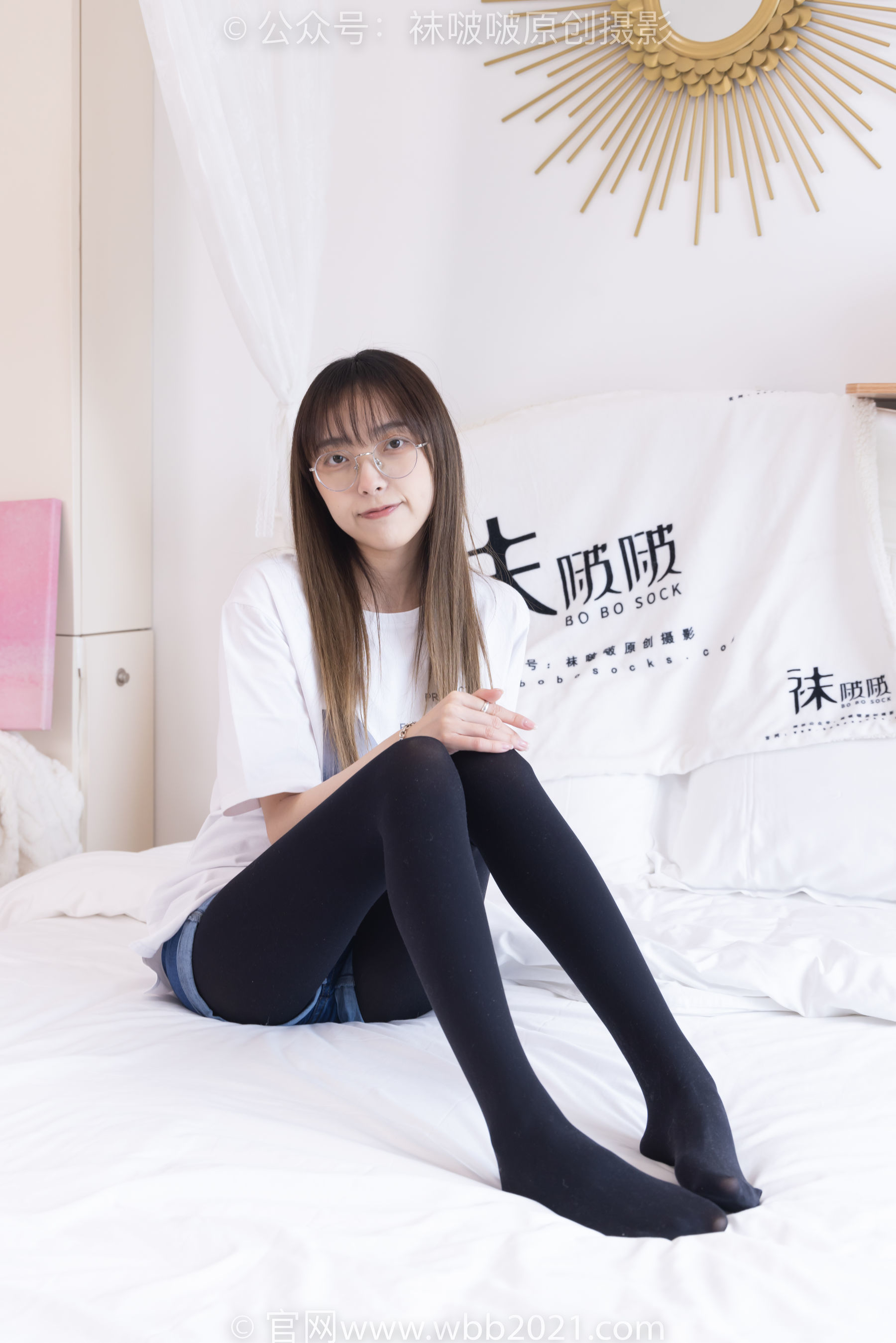 图片[120]-BoBoSocks袜啵啵 No.330 稚予 -高跟鞋、厚黑丝[150P]-六色网