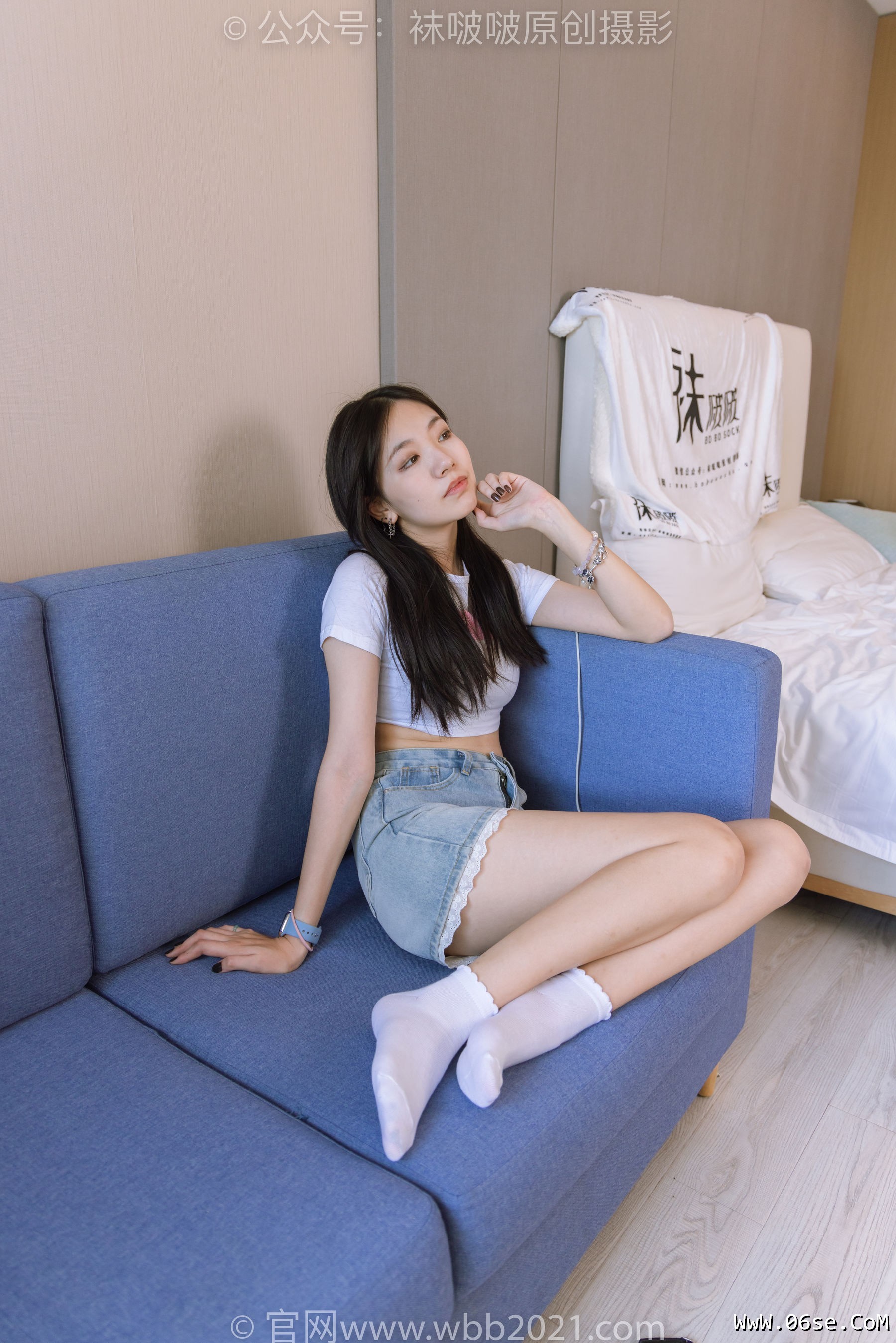 图片[27]-BoBoSocks袜啵啵 No.426 小甜豆 -高跟鞋、裸足、白棉袜[140P]-六色网