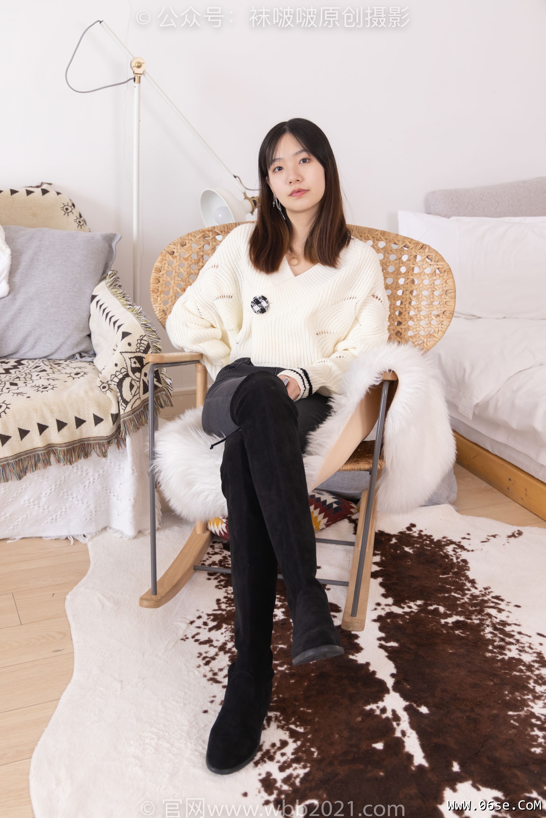 图片[79]-BoBoSocks袜啵啵 No.326 小甜豆 -长靴、油亮灰丝、裤里丝[155P]-六色网