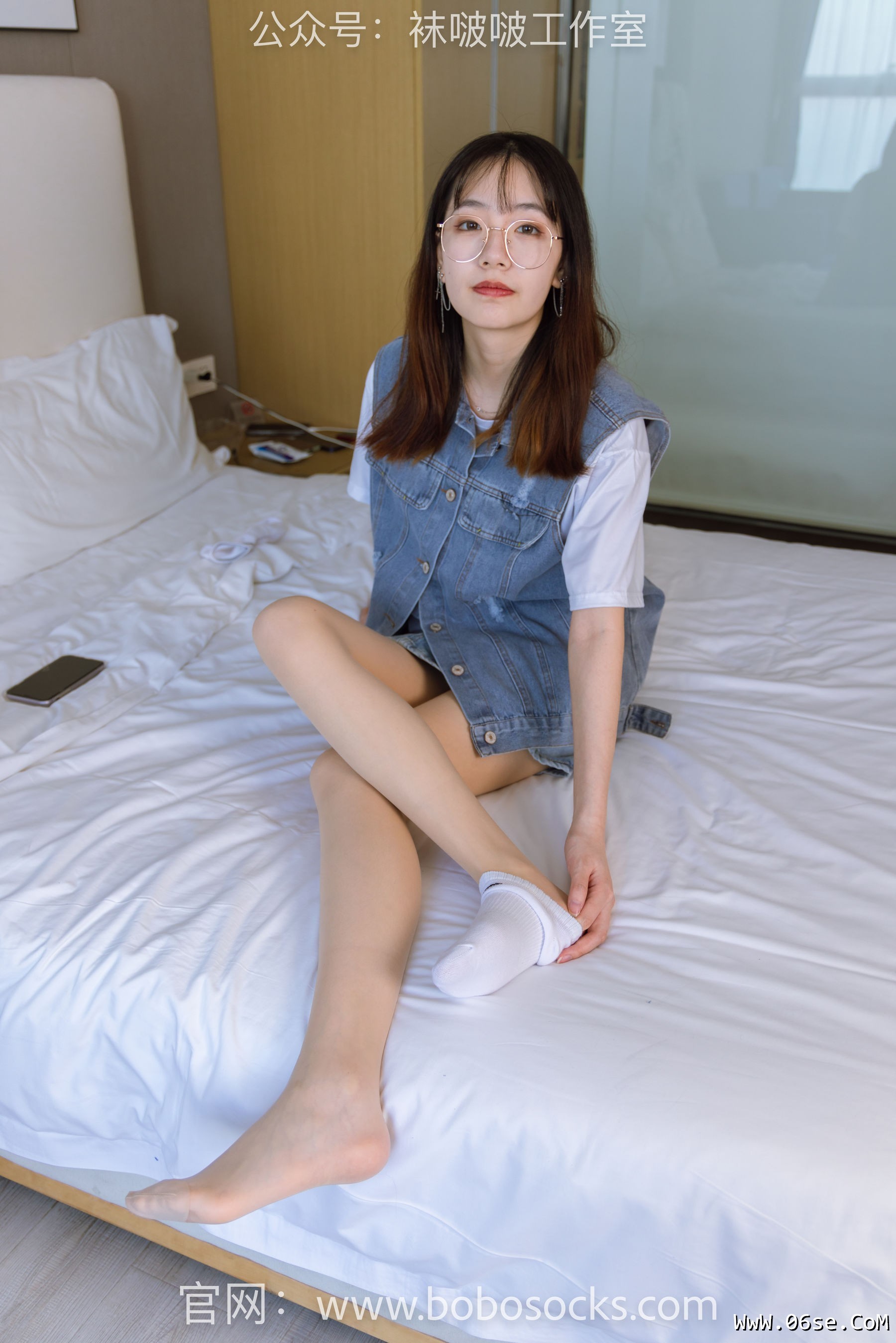 图片[134]-BoBoSocks袜啵啵 No.123 小甜豆-板鞋、白棉袜、肉丝[140P]-六色网