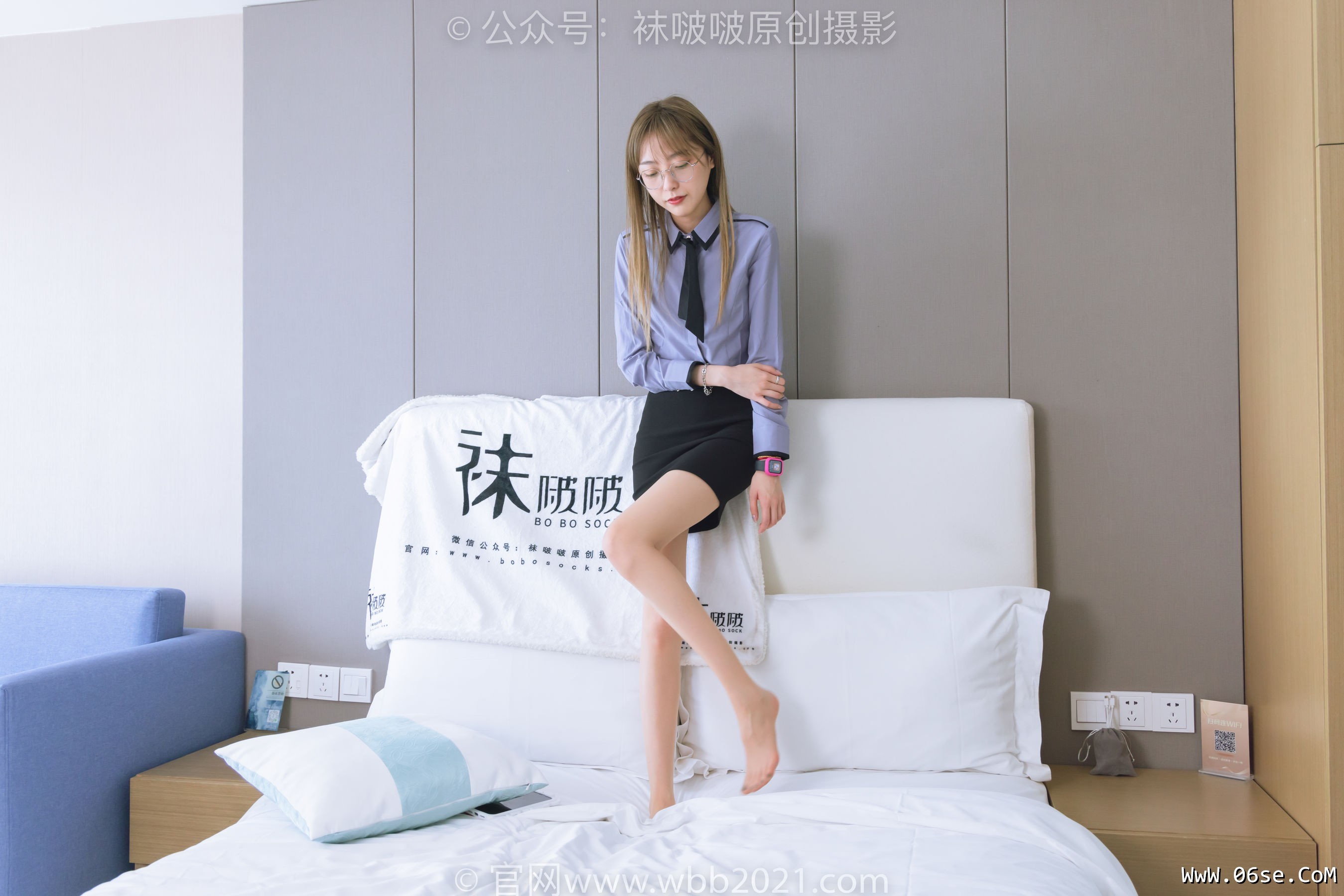 图片[37]-BoBoSocks袜啵啵 No.349 稚予 -平底鞋、高跟凉鞋、肉丝、黑丝、黑色美甲[140P]-六色网