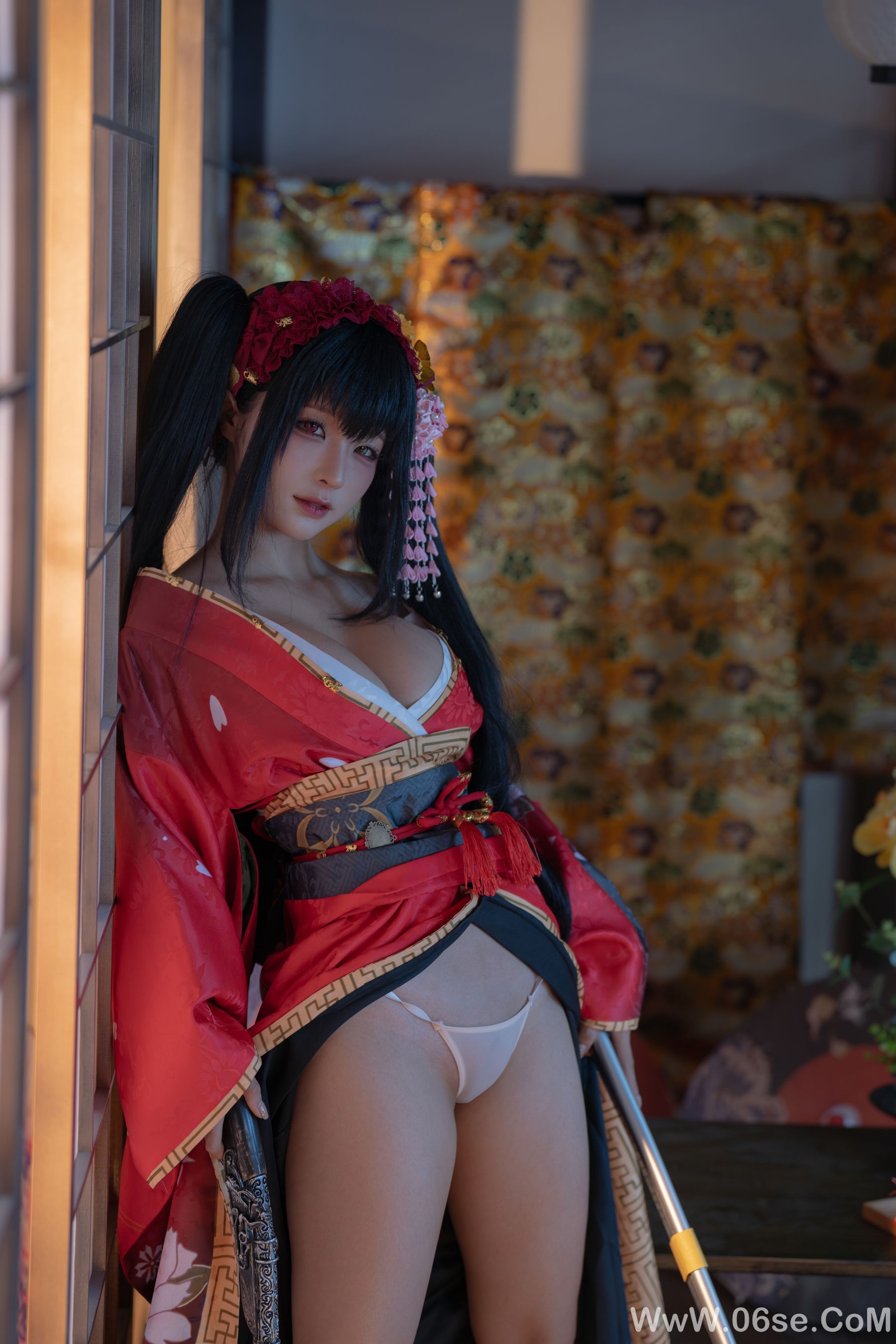 图片[6]-动漫博主蠢沫沫 – 狂三和服[147P]-六色网