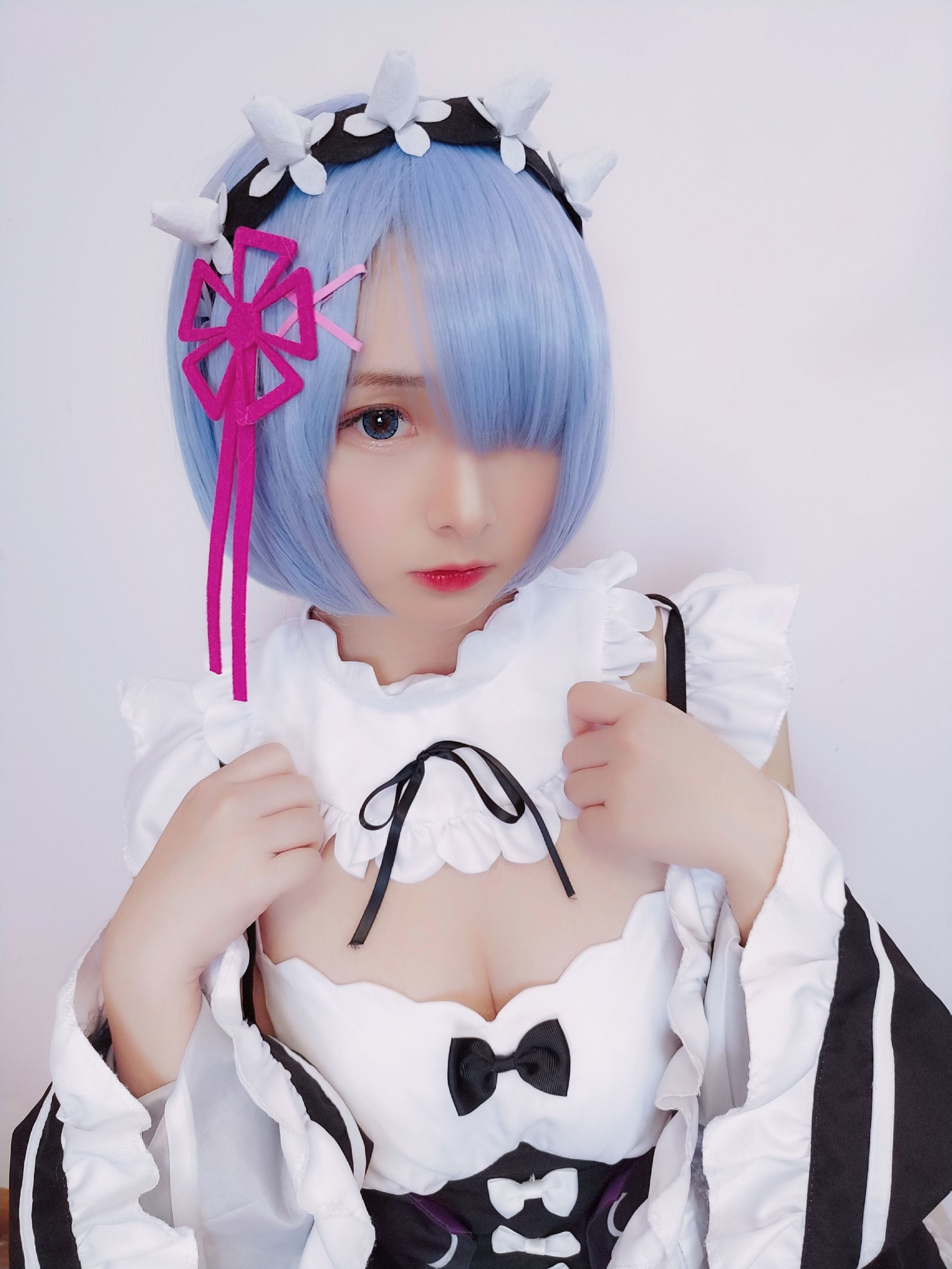 图片[26]-二次元美女古川kagura 蕾姆女仆[33P]-六色网