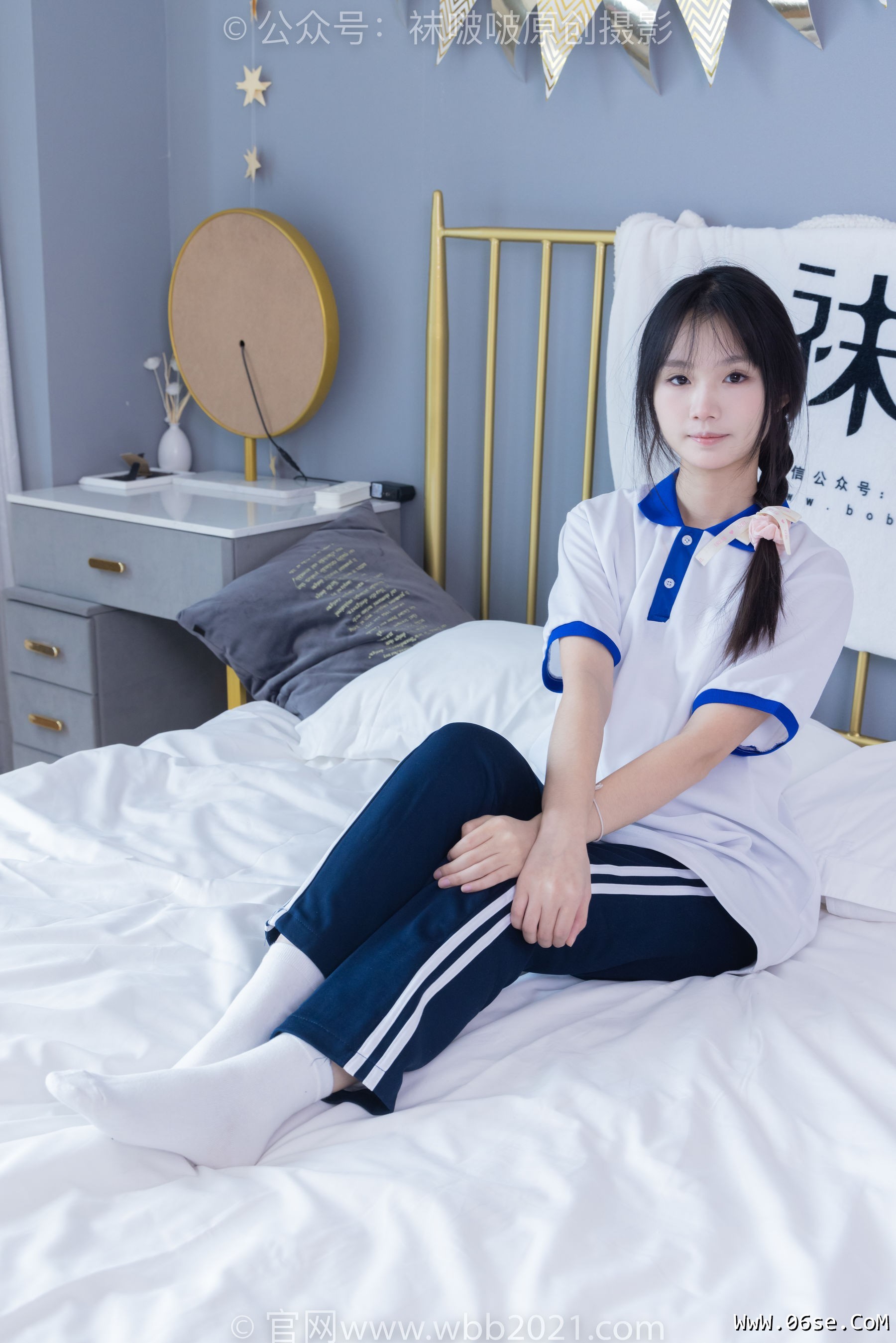 图片[89]-BoBoSocks袜啵啵 No.366 甜甜圈 -三双板鞋、白棉袜、短白丝[150P]-六色网