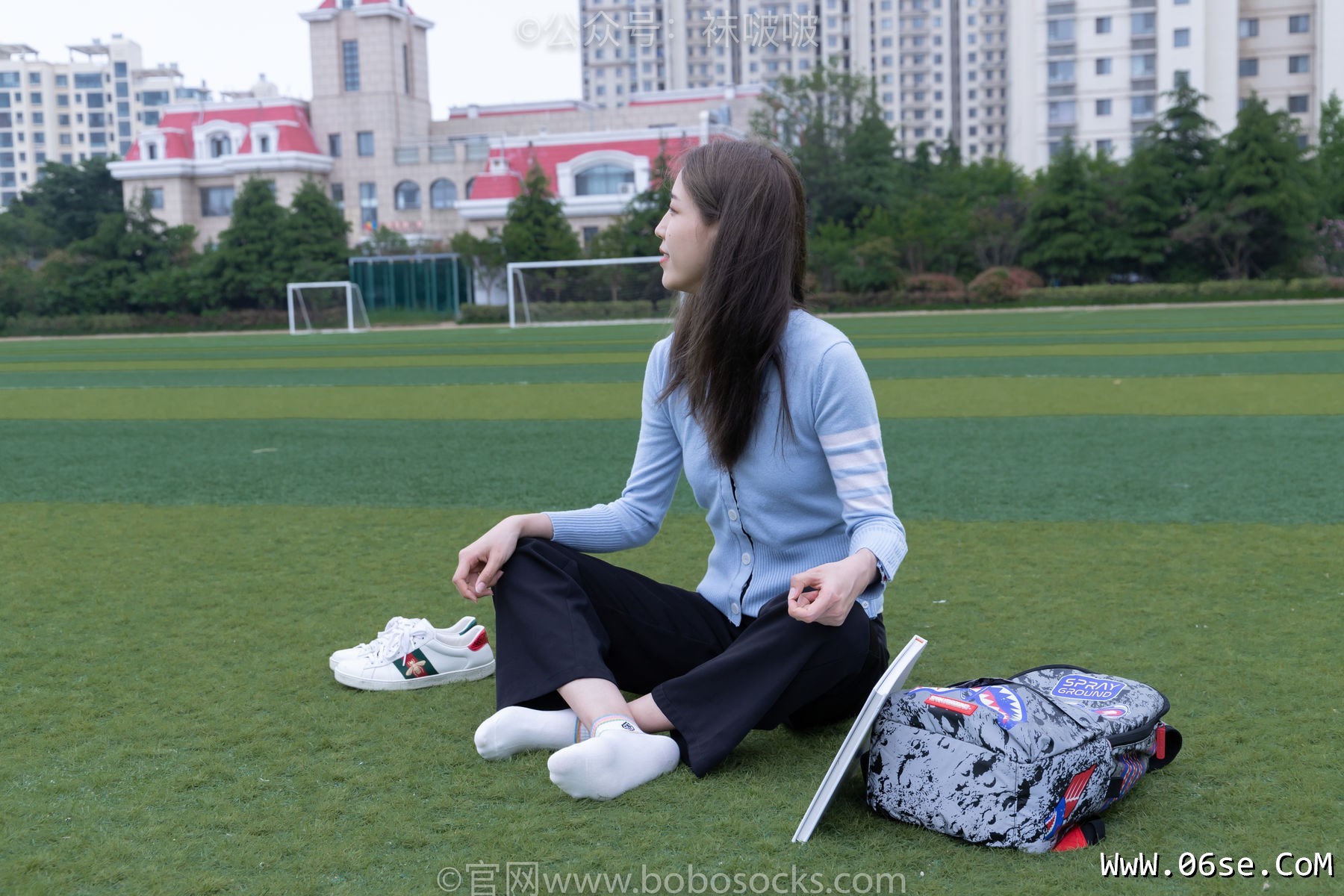 图片[58]-BoBoSocks袜啵啵 No.021 泡芙-板鞋、白棉袜、裸足[131P]-六色网