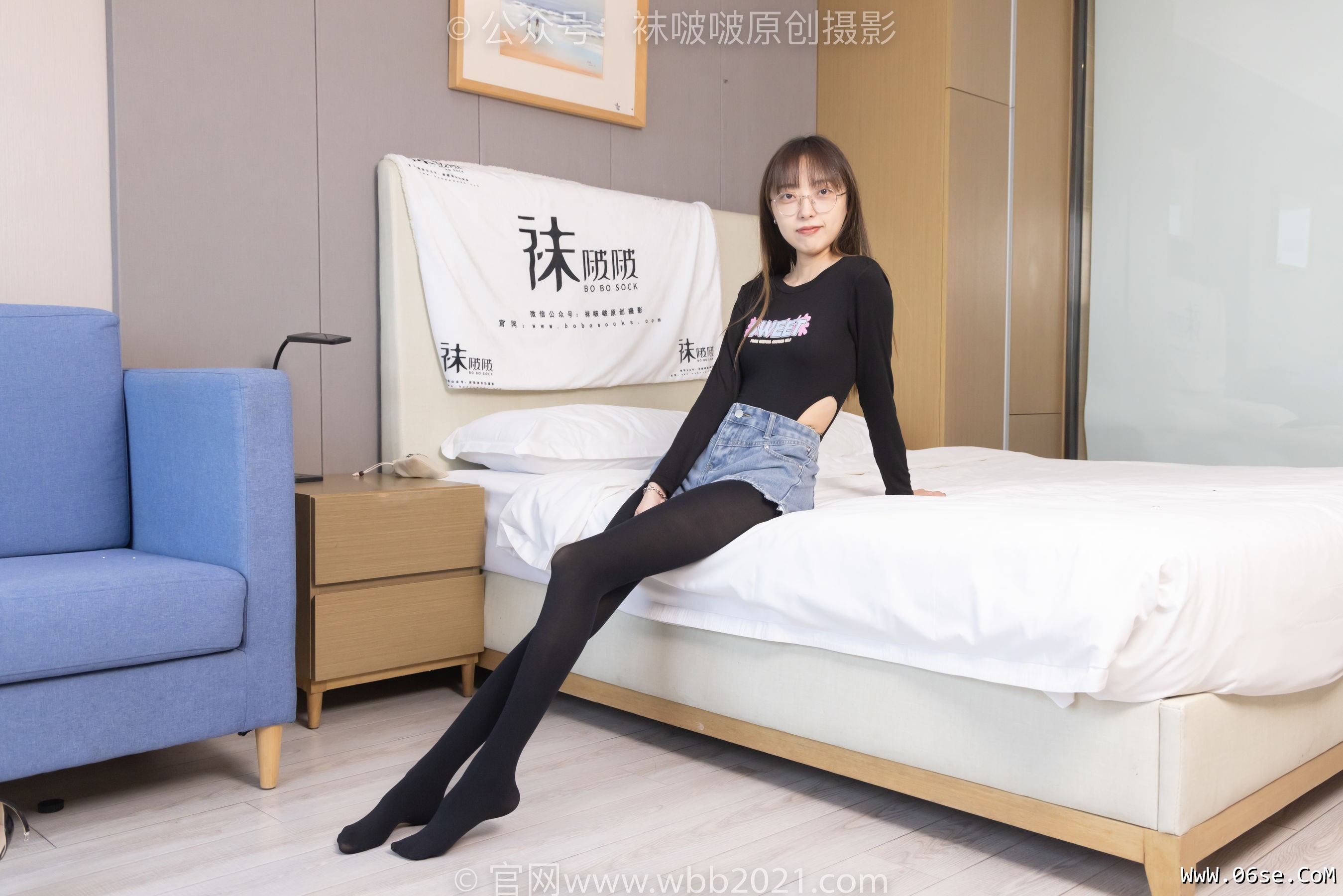 图片[17]-BoBoSocks袜啵啵 No.321 稚予 -高跟鞋、厚黑丝[150P]-六色网