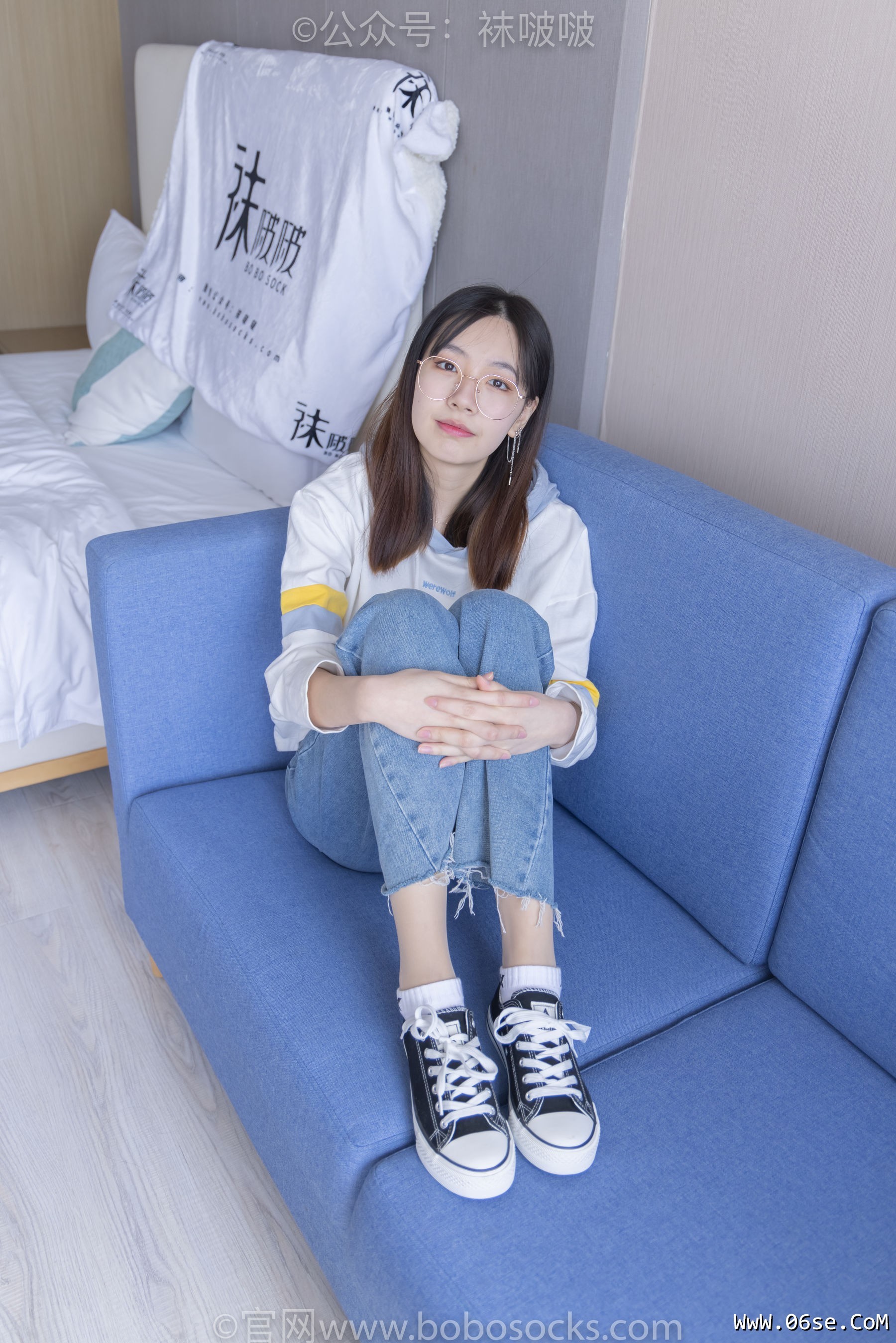 图片[32]-BoBoSocks袜啵啵 No.080 小甜豆-帆布鞋、白棉袜、肉丝[140P]-六色网