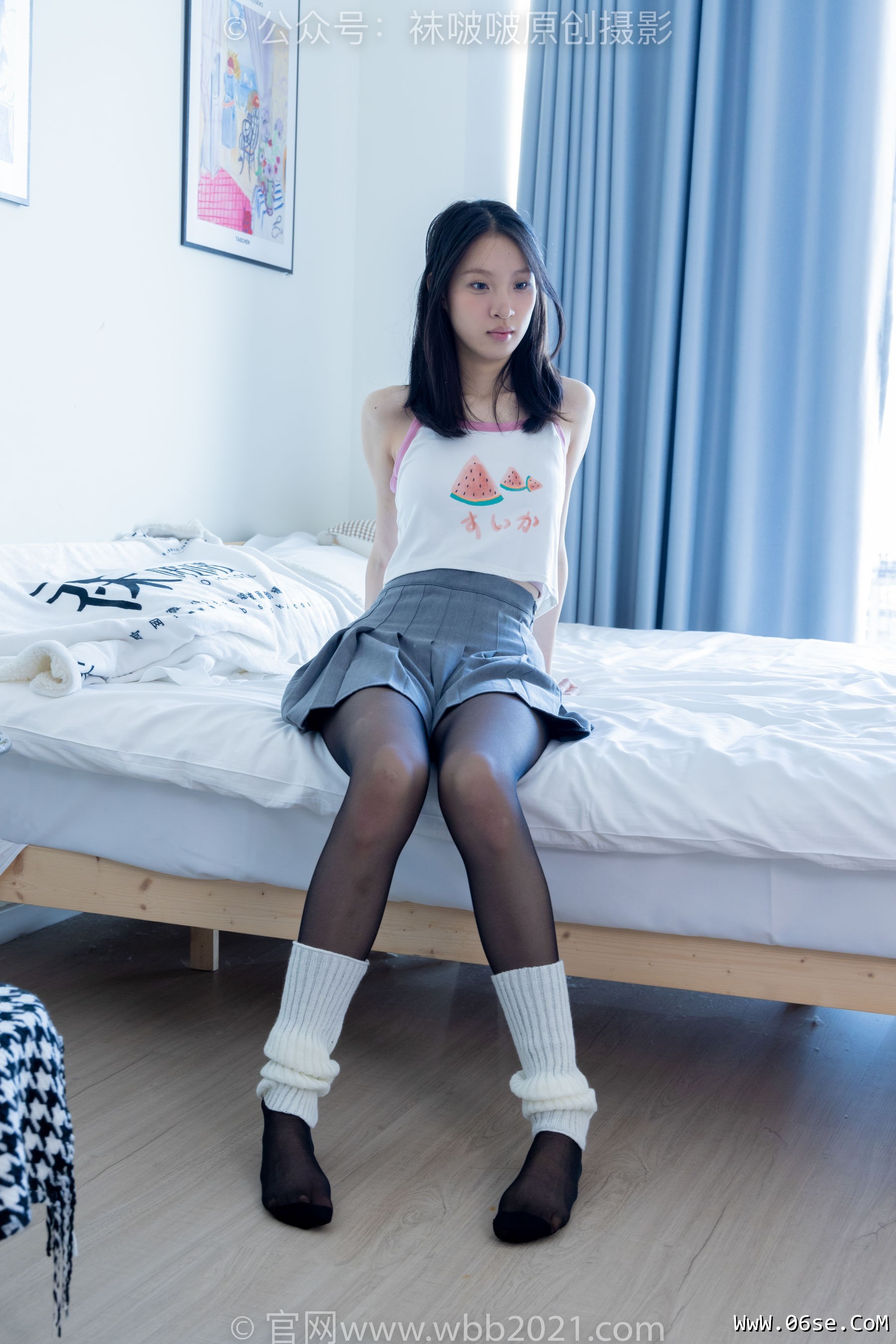 图片[32]-BoBoSocks袜啵啵 No.333 雪糕 -板鞋、白棉袜、黑丝、堆堆袜套[140P]-六色网