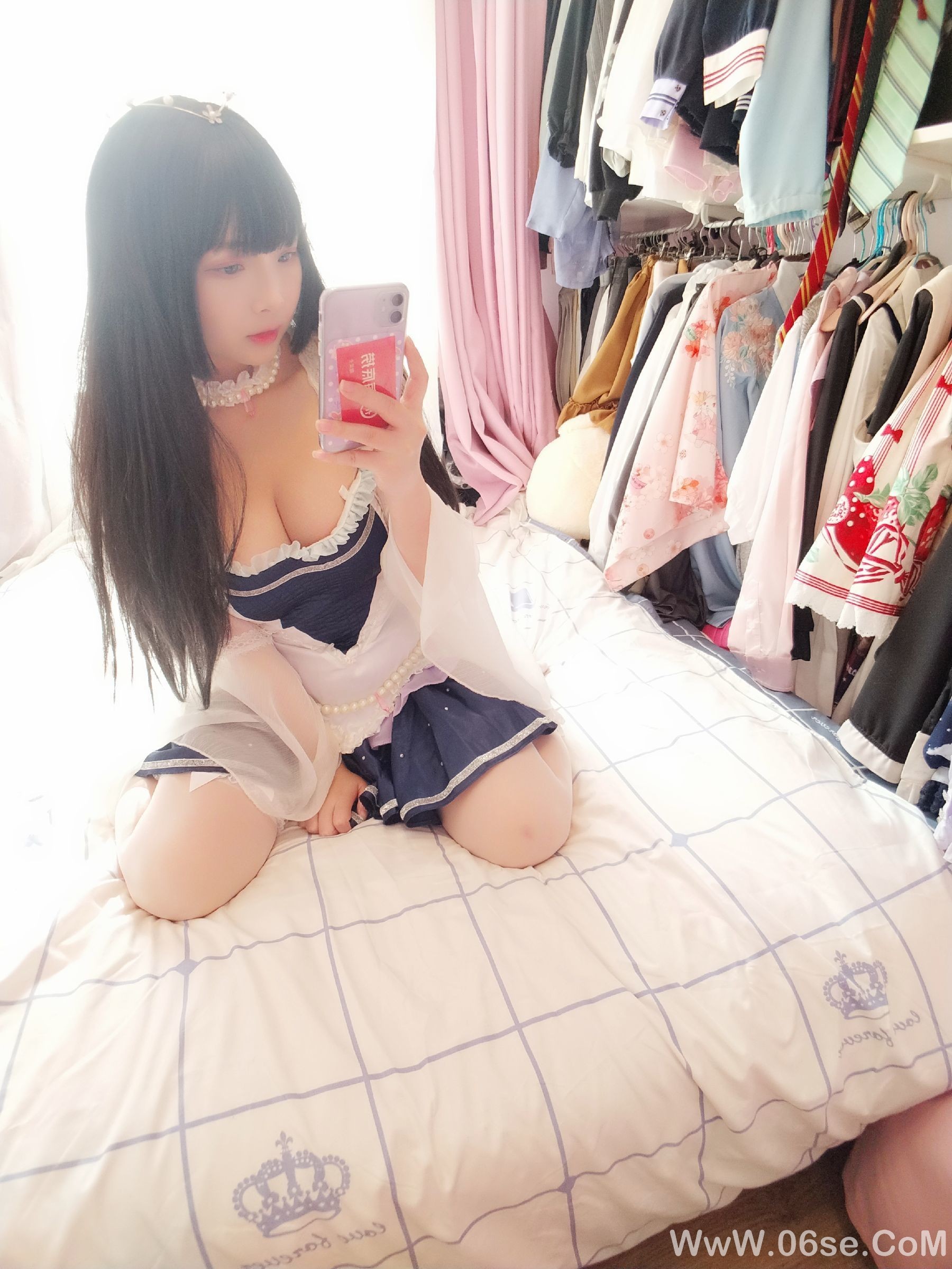 图片[31]-二次元美女古川kagura 白丝[44P]-六色网