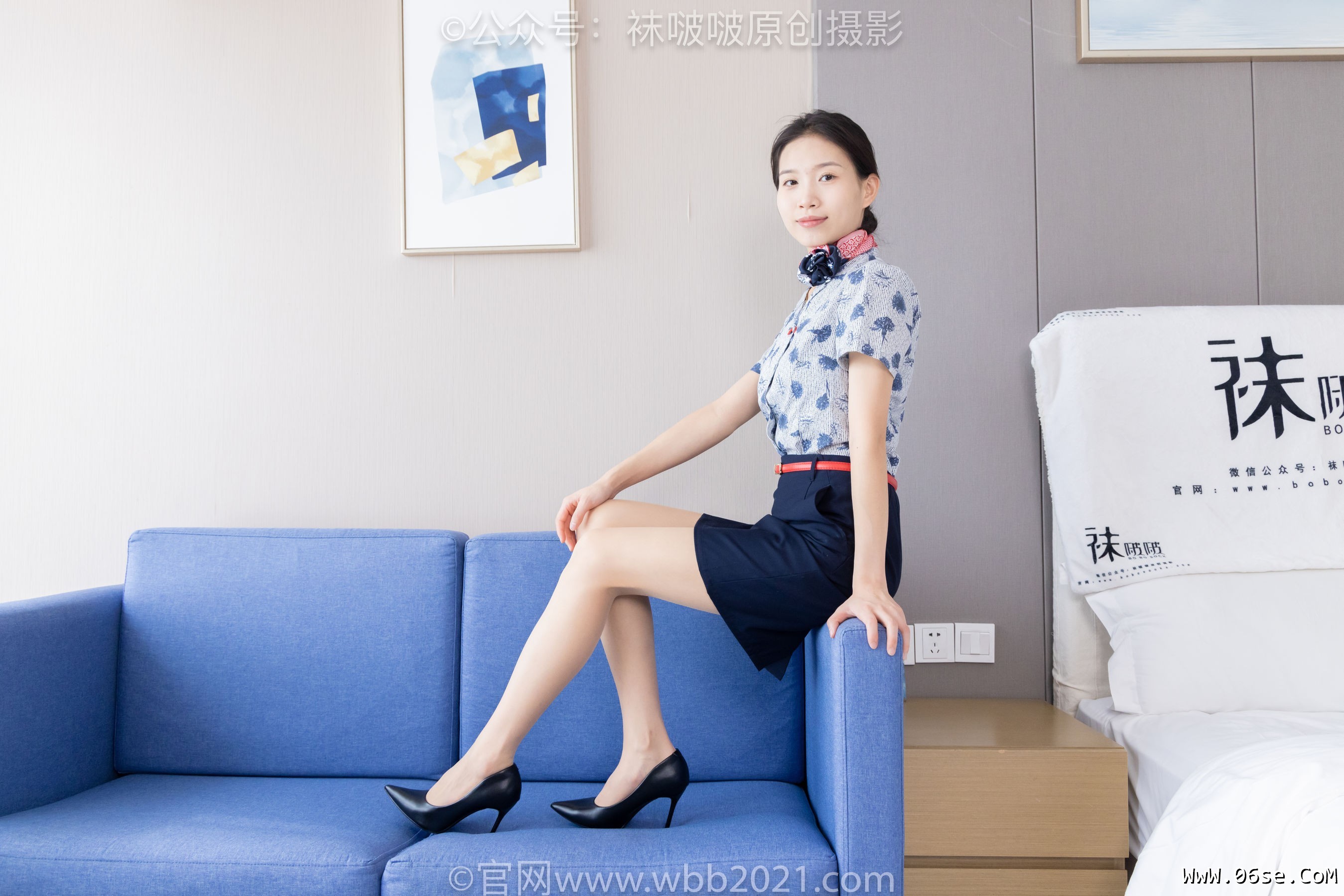 图片[13]-BoBoSocks袜啵啵 No.334 芝士 -东航制服、两双高跟鞋、薄肉丝、薄灰丝[141P]-六色网