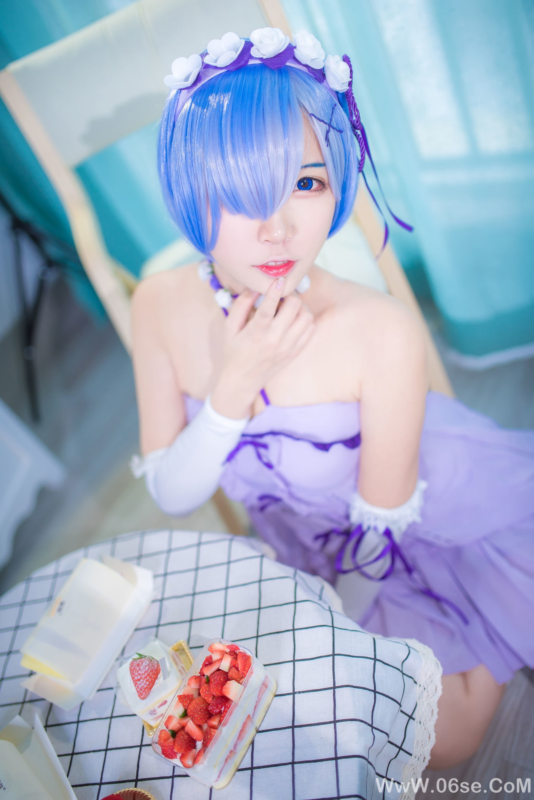 图片[37]-人气Coser二佐Nisa 蕾姆[42P]-六色网