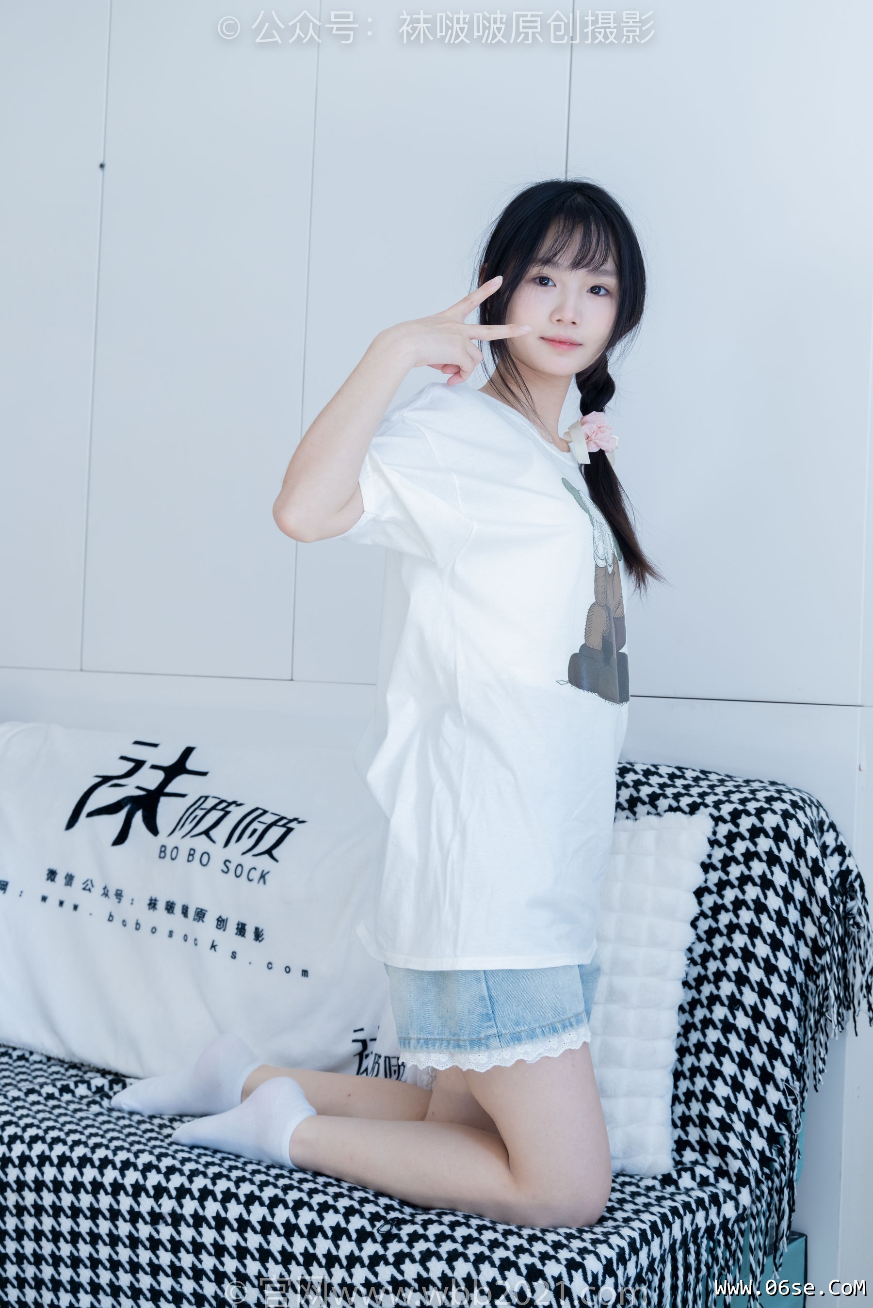 图片[116]-BoBoSocks袜啵啵 No.331 甜甜圈 -板鞋、白棉袜、裸足[144P]-六色网