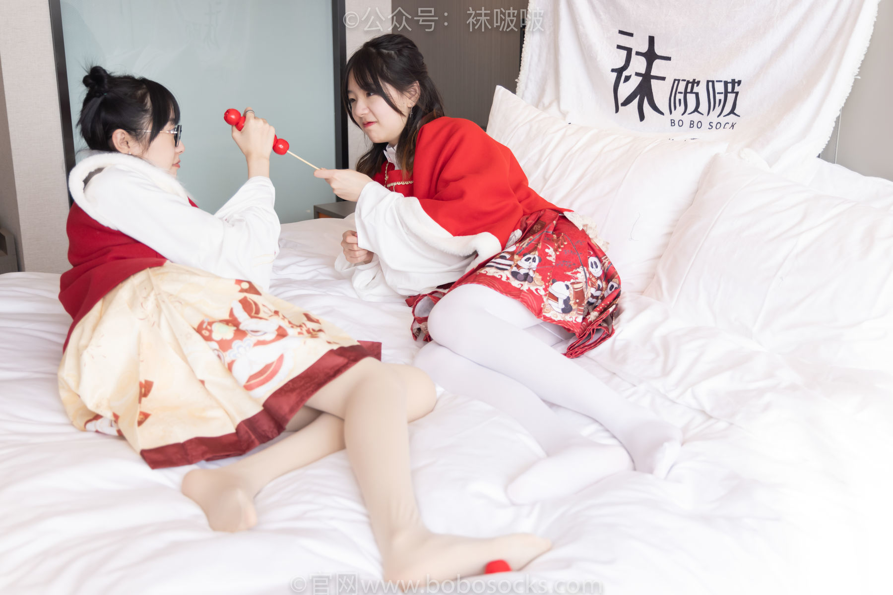 图片[95]-BoBoSocks袜啵啵 No.054 小甜豆与稚予-给大家拜年啦[139P]-六色网