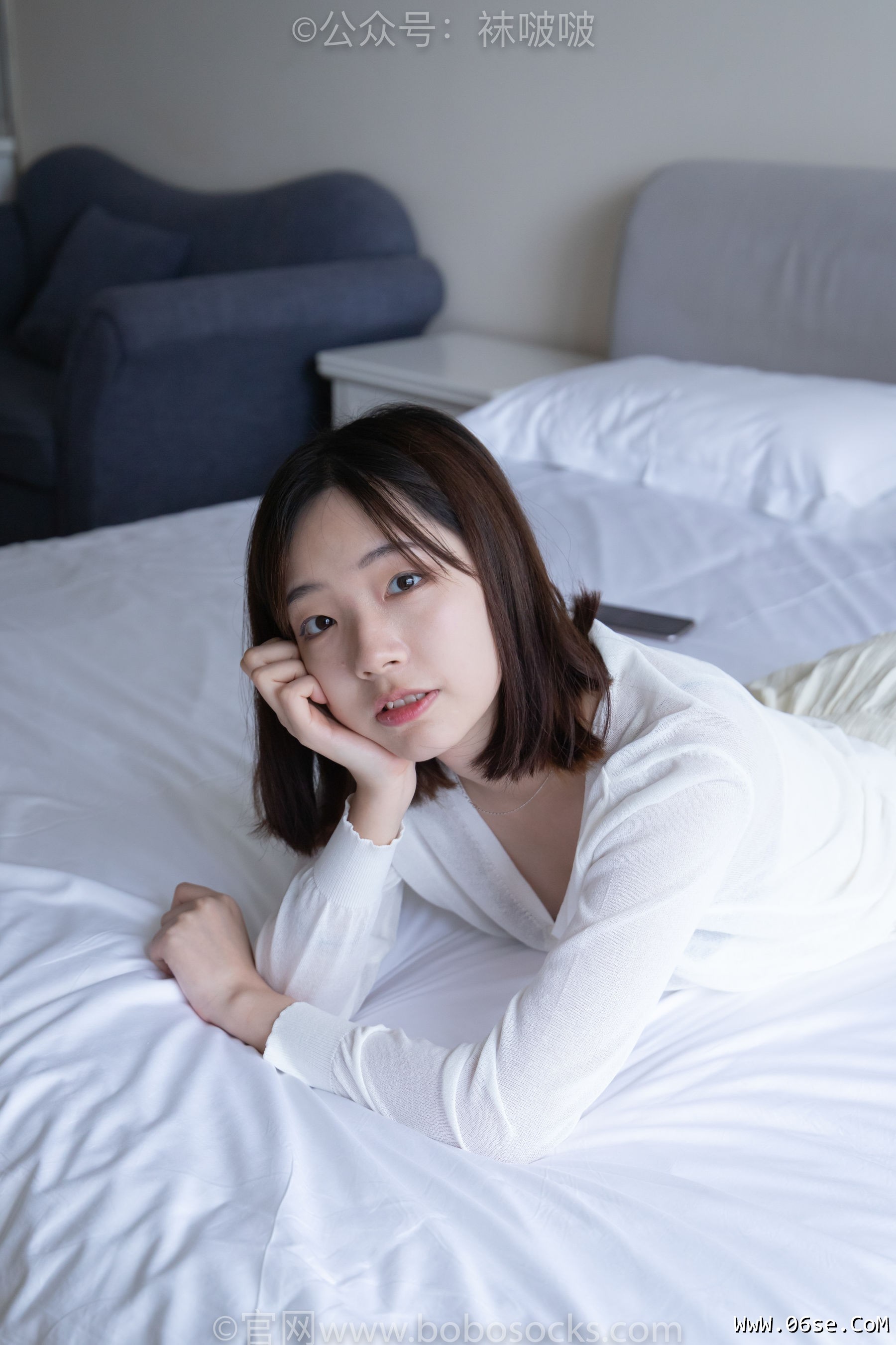 图片[97]-BoBoSocks袜啵啵 No.005 小甜豆-帆布鞋、薄白丝[133P]-六色网