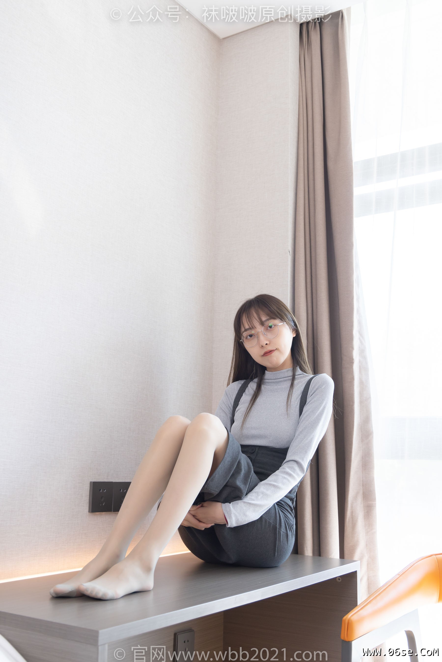 图片[100]-BoBoSocks袜啵啵 No.309 稚予 -两双高跟鞋、灰丝、白丝、裸足、踩奶油蛋糕剧情[180P]-六色网