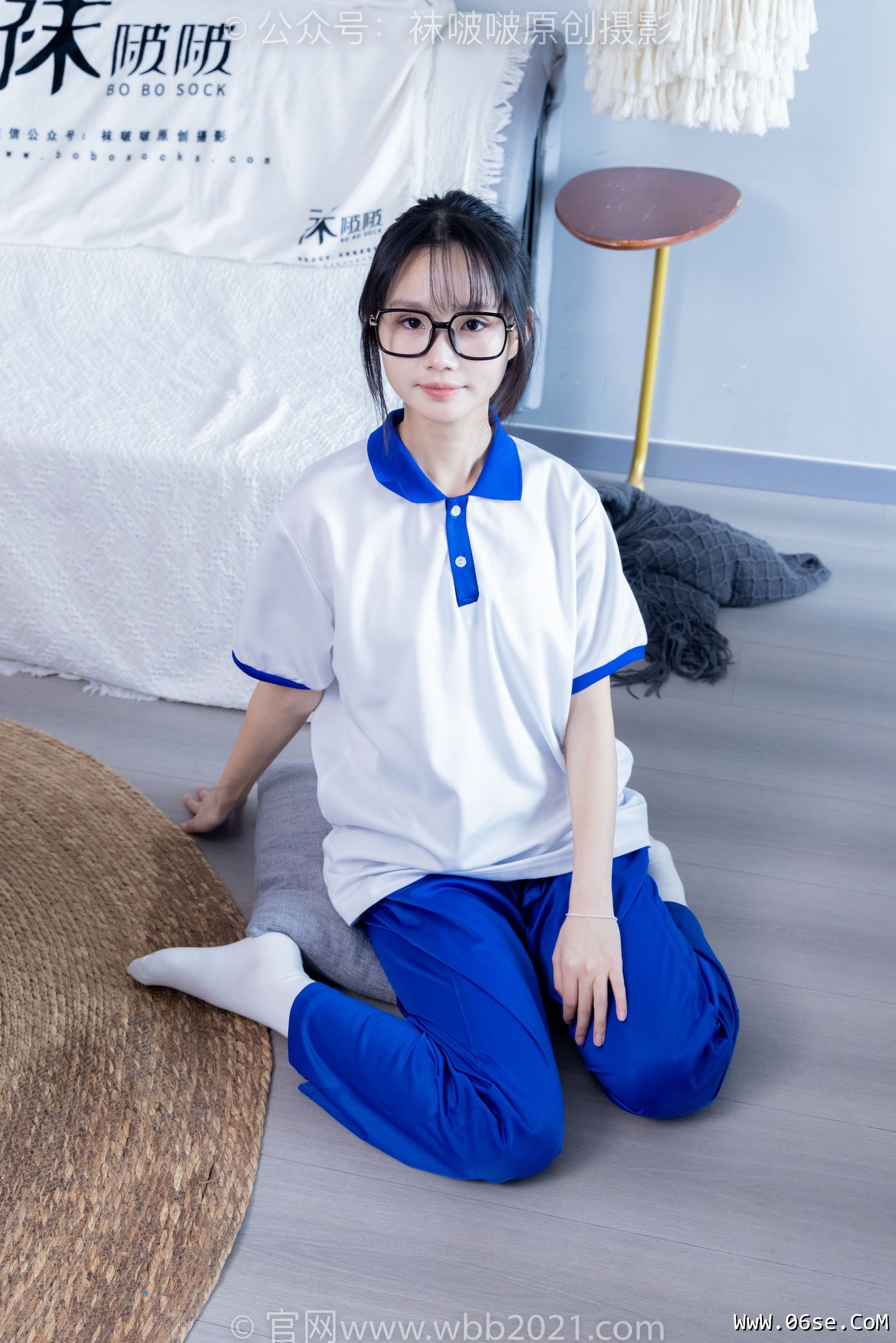图片[110]-BoBoSocks袜啵啵 No.351 甜甜圈 -板鞋、白棉袜、肉丝、校服裤里丝[150P]-六色网
