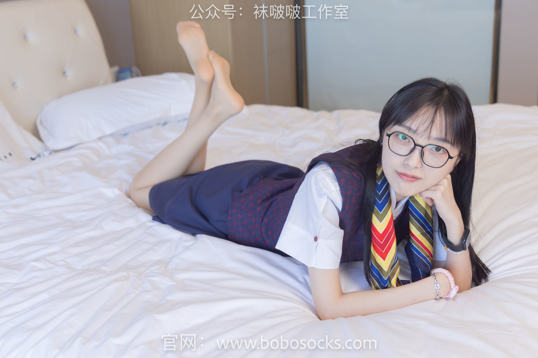 图片[83]-BoBoSocks袜啵啵 No.115 稚予-平底鞋、肉丝、空姐制服[136P]-六色网