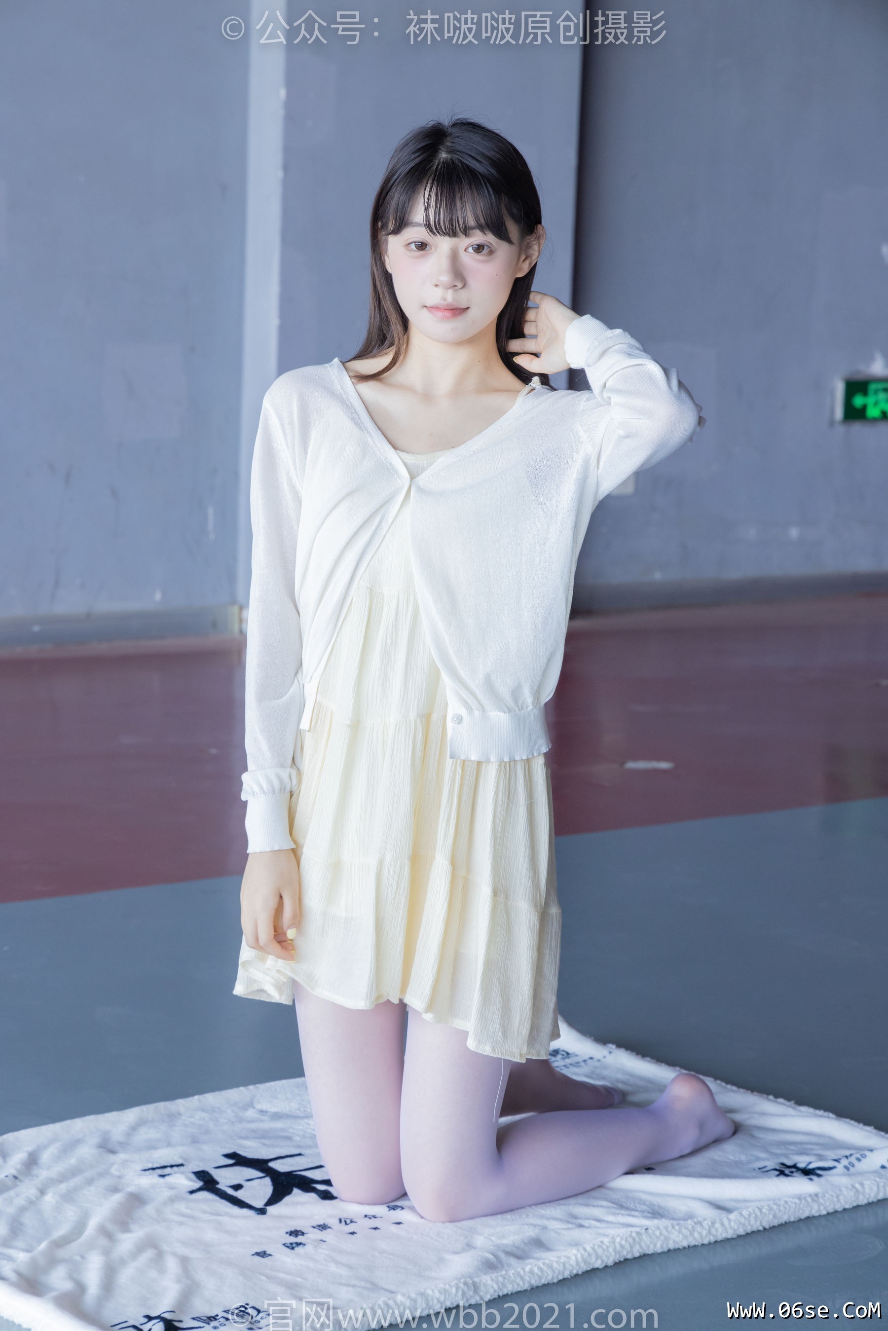 图片[5]-BoBoSocks袜啵啵 No.395 糯米 -板鞋、白丝[145P]-六色网