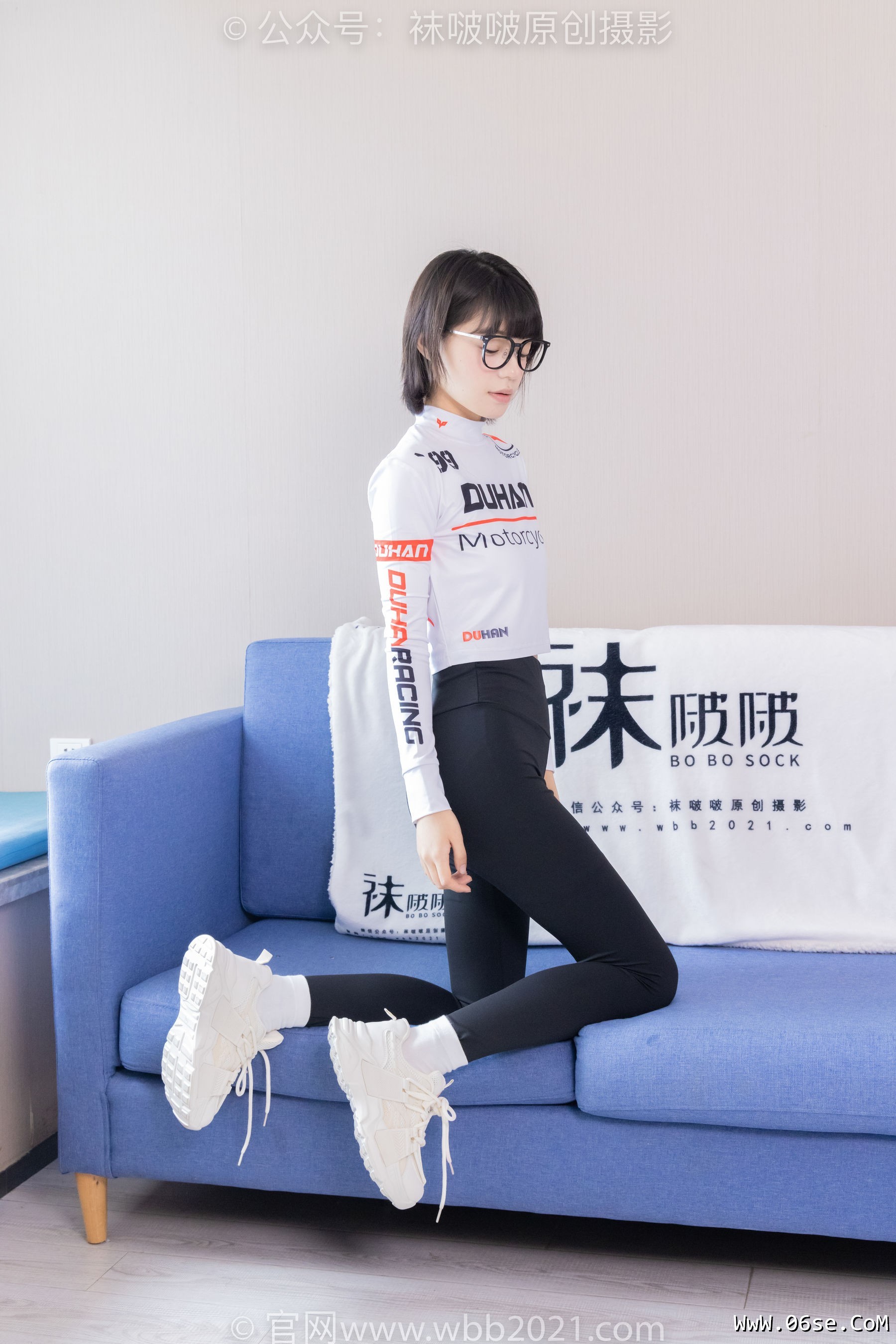 图片[13]-BoBoSocks袜啵啵 No.410 糯米 -运动鞋、白棉袜、肉丝、瑜伽裤裤里丝[145P]-六色网