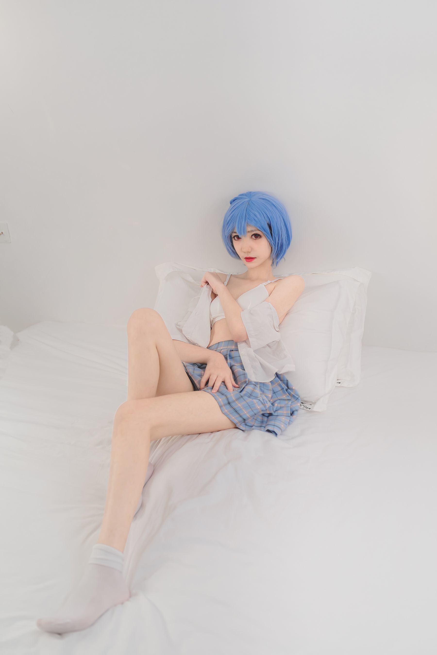 图片[10]-动漫博主南桃Momoko 绫波丽制服[23P]-六色网