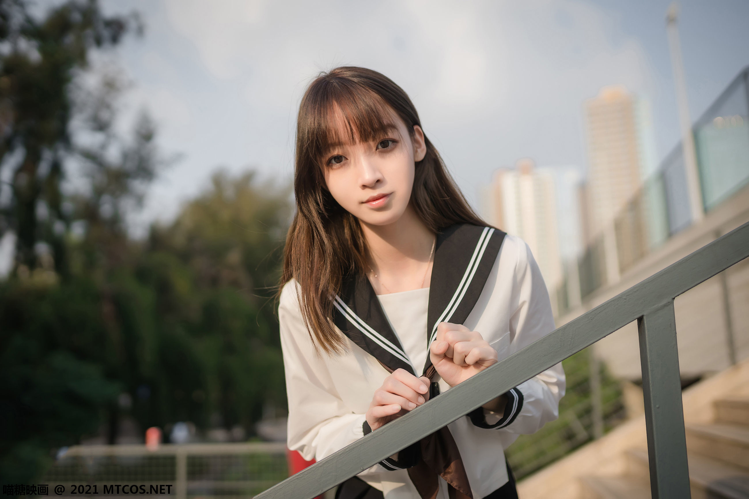 图片[12]-喵糖映画 VOL.409 黄昏下的JK [33P]-六色网