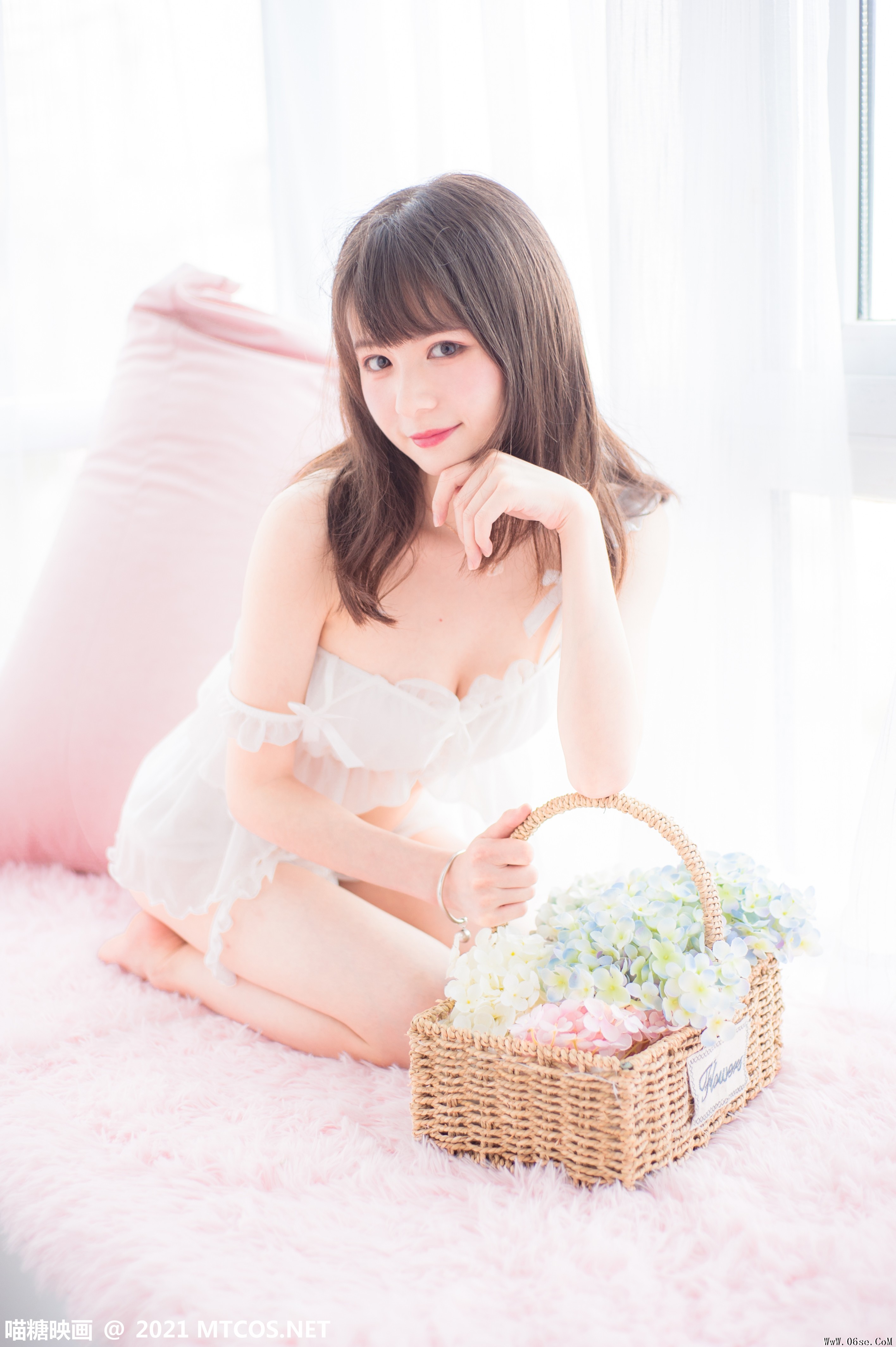 图片[20]-喵糖映画 VOL.351 泡泡粉裙[22P／99.5MB]-六色网