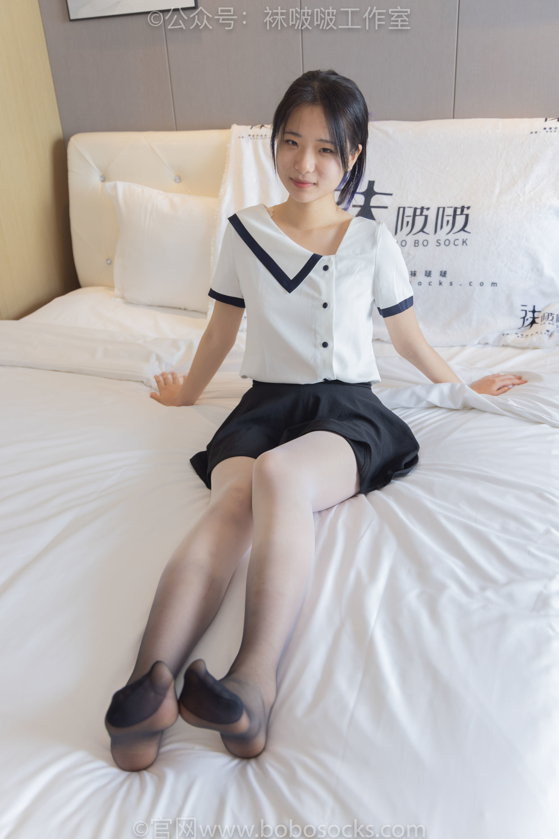 图片[64]-BoBoSocks袜啵啵 No.089 小淳-高跟鞋、黑白渐变丝袜[140P]-六色网