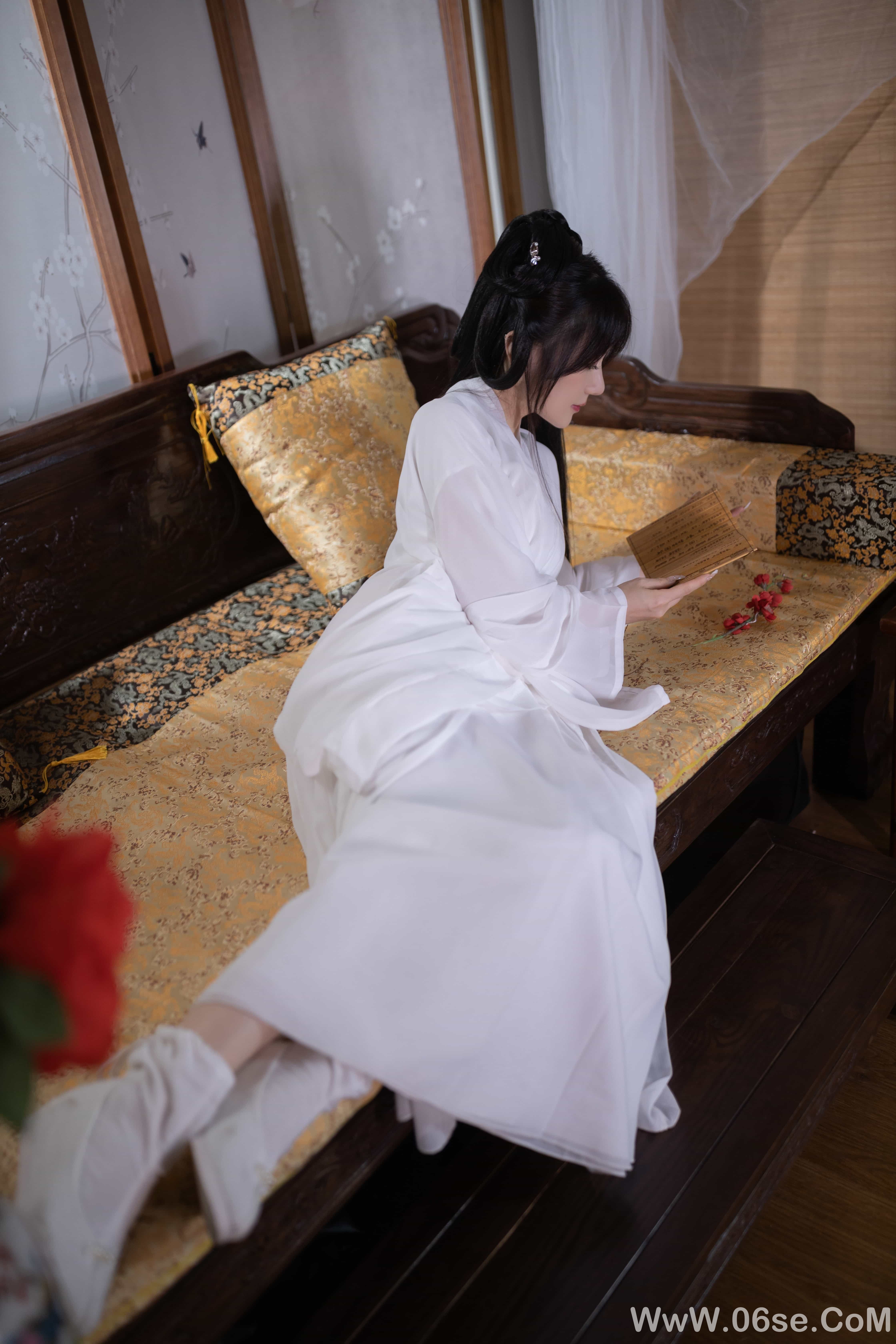 图片[119]-秀人名模鱼子酱Fish内部私购未上架《双女古装剧情》写真[153P]-六色网