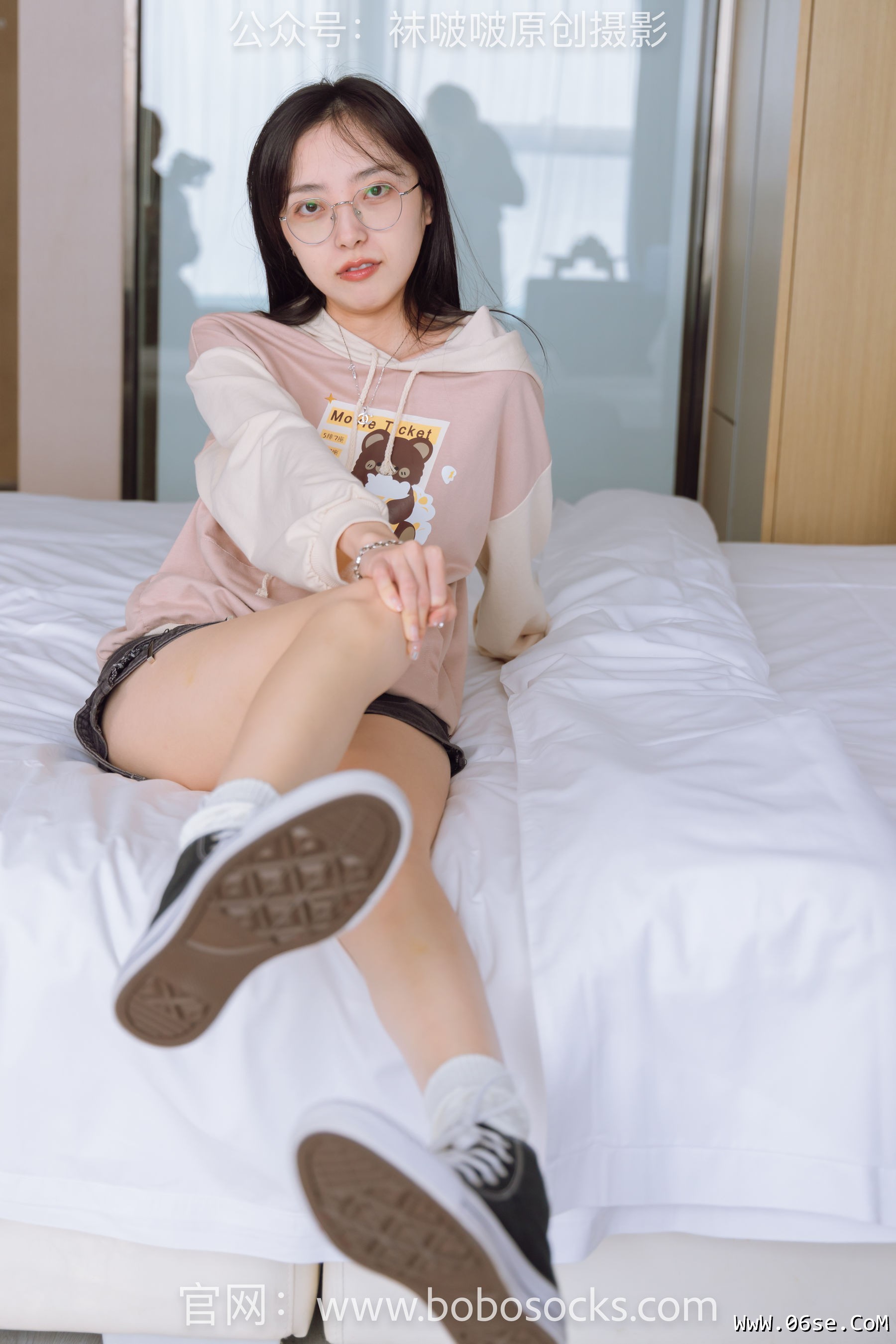 图片[7]-BoBoSocks袜啵啵 No.143 稚予-匡威板鞋、vans帆布鞋、两双白棉袜[166P]-六色网