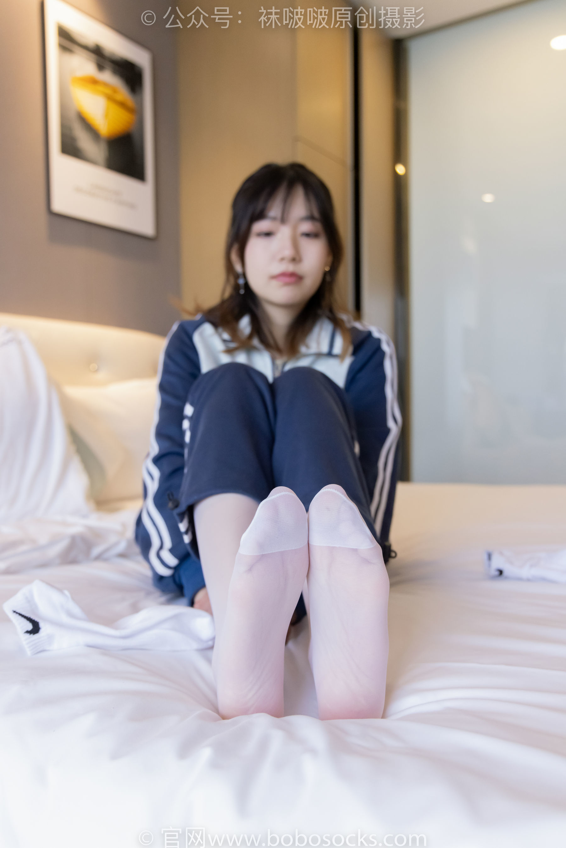 图片[3]-BoBoSocks袜啵啵 No.226 小甜豆-运动鞋、白棉袜、白丝[140P]-六色网