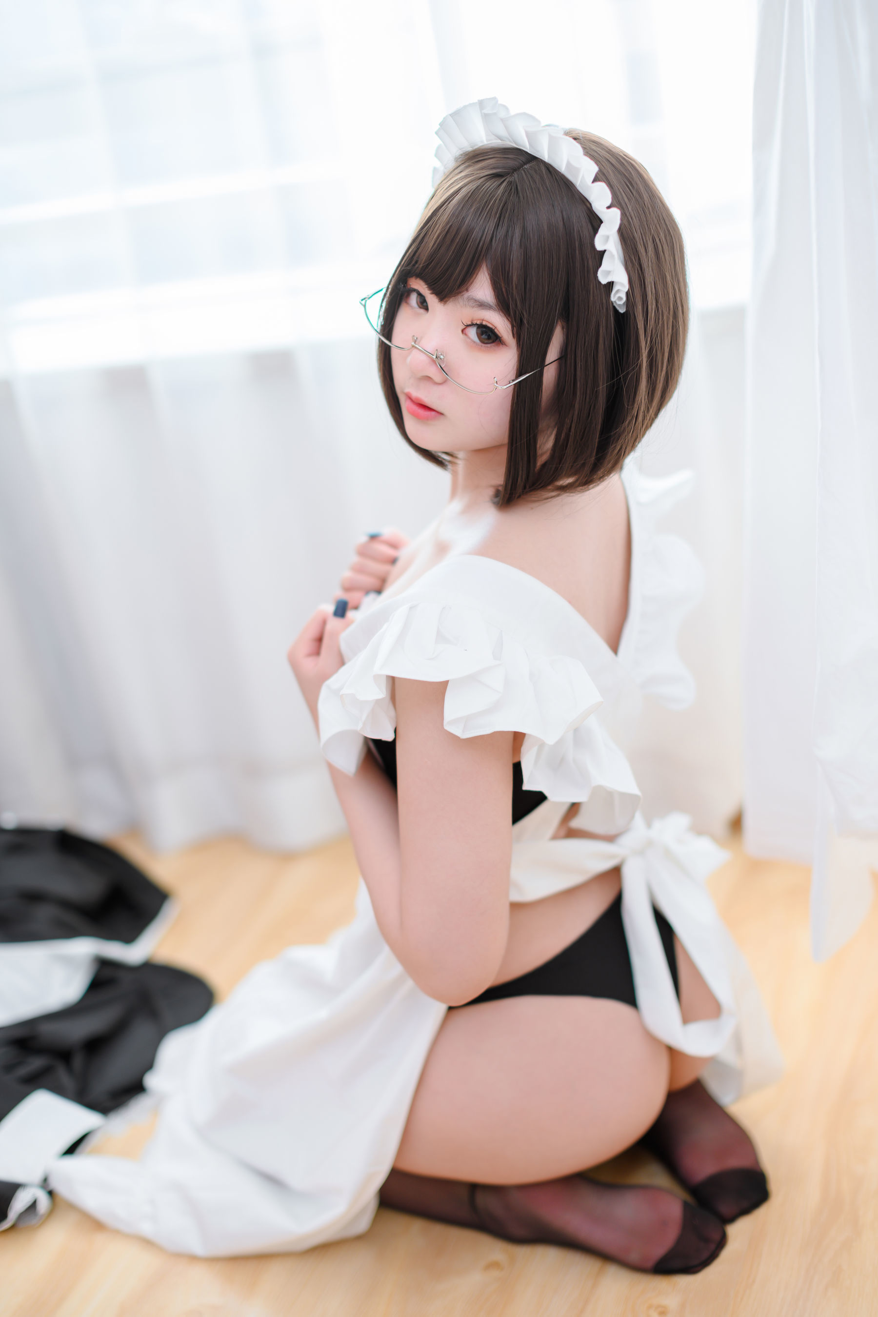 图片[23]-萌妹是青水 女仆[35P]-六色网