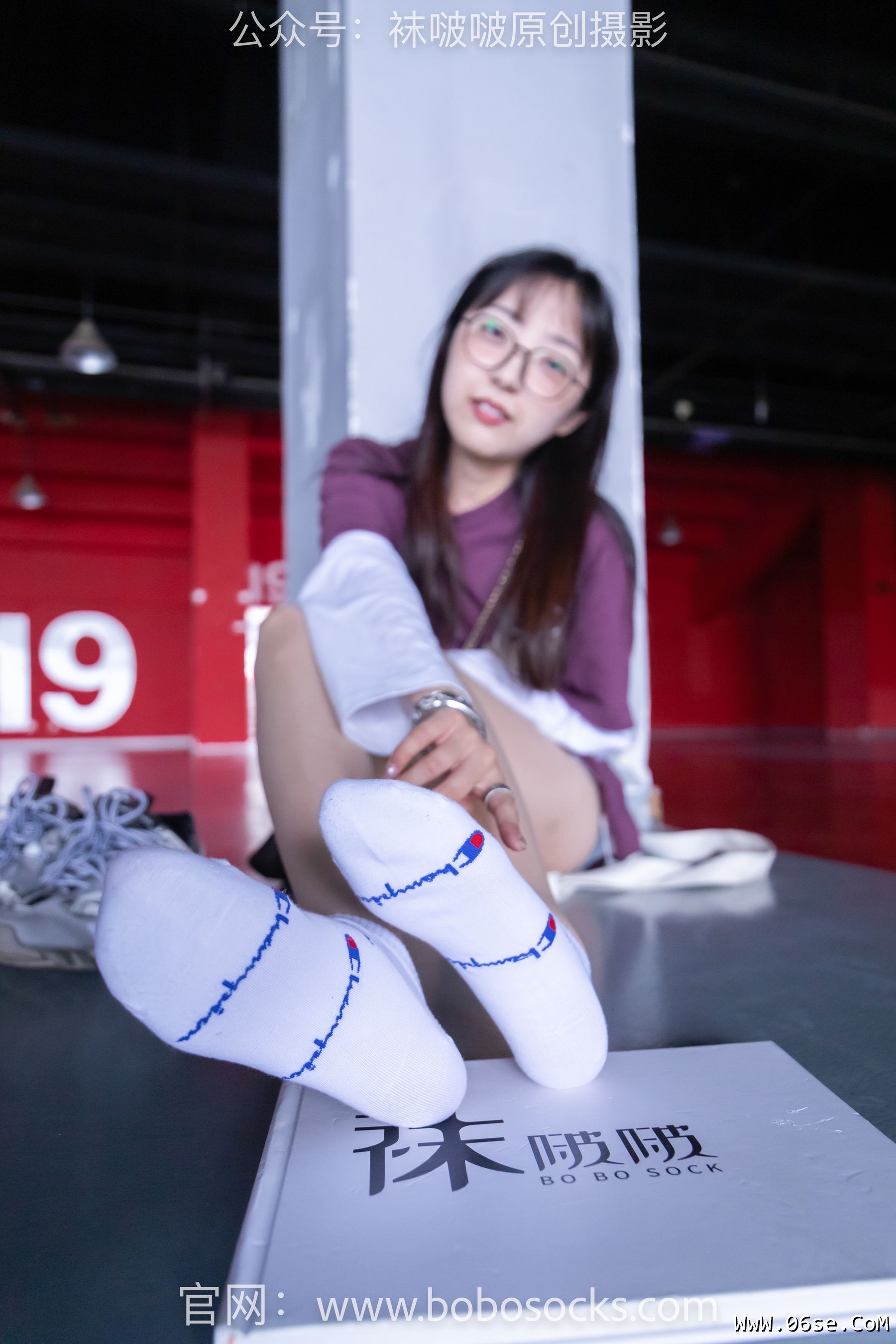 图片[87]-BoBoSocks袜啵啵 积分限定作品010 稚予-巴黎世家运动鞋、白棉袜、肉丝[144P]-六色网
