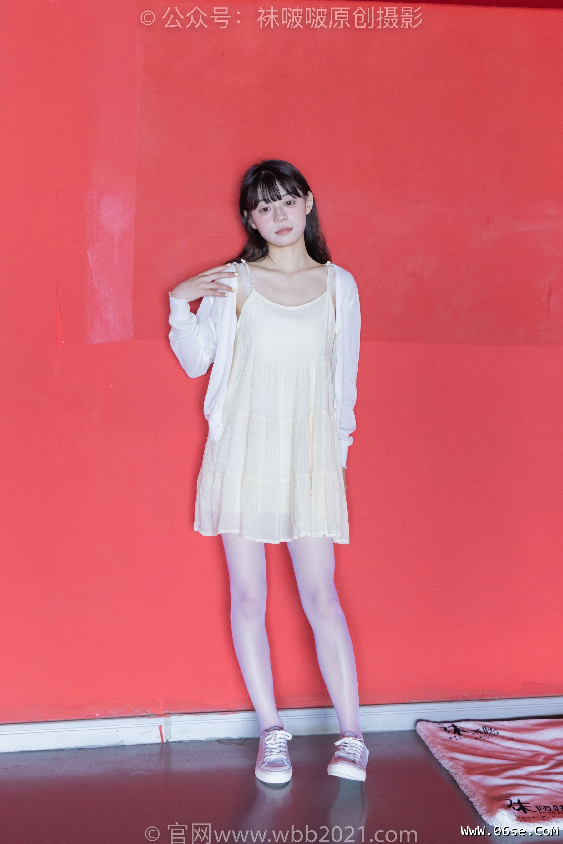 图片[58]-BoBoSocks袜啵啵 No.395 糯米 -板鞋、白丝[145P]-六色网