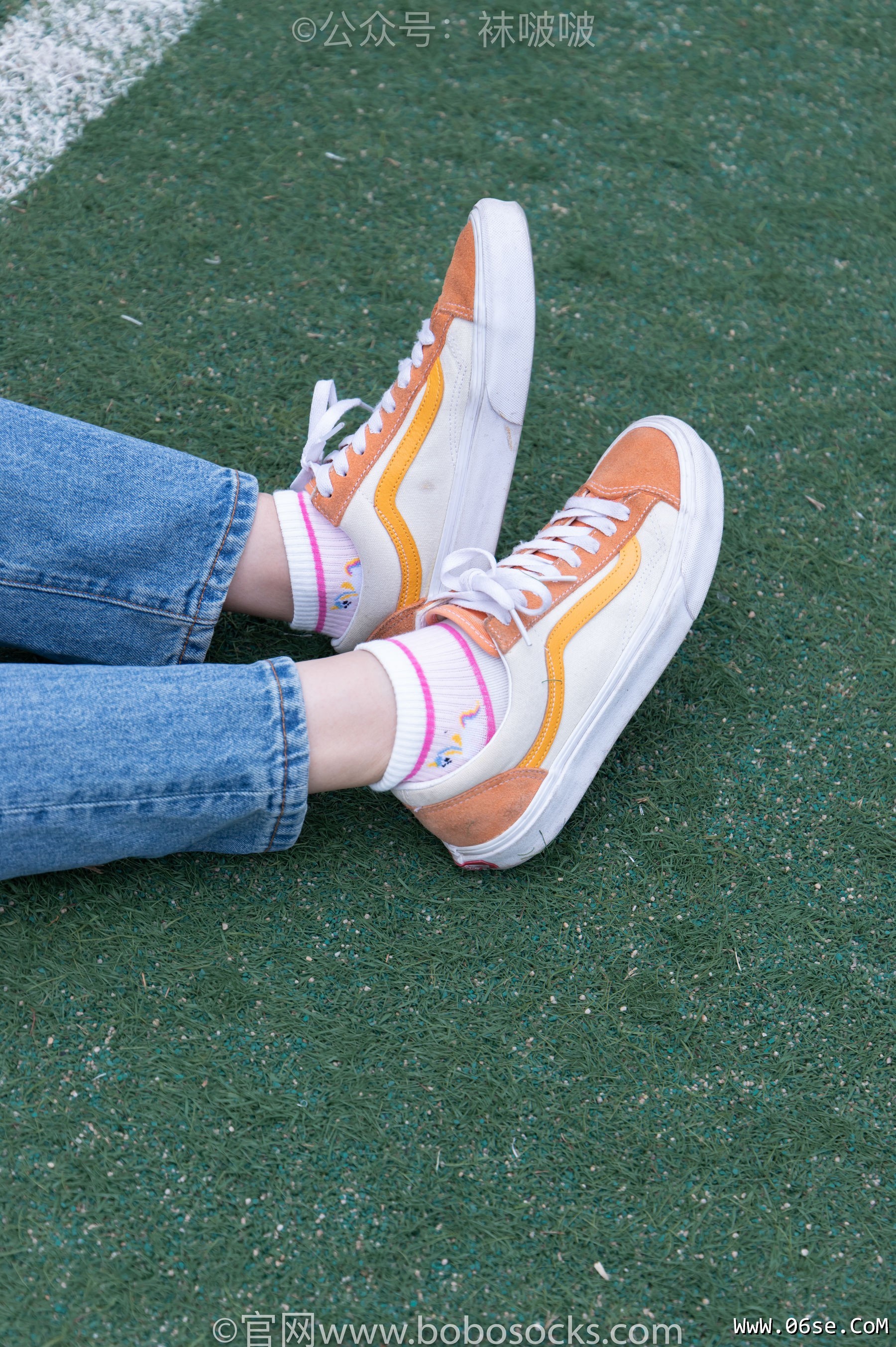 图片[27]-BoBoSocks袜啵啵 No.004 泡芙-vans帆布鞋、白棉袜、裸足[127P]-六色网