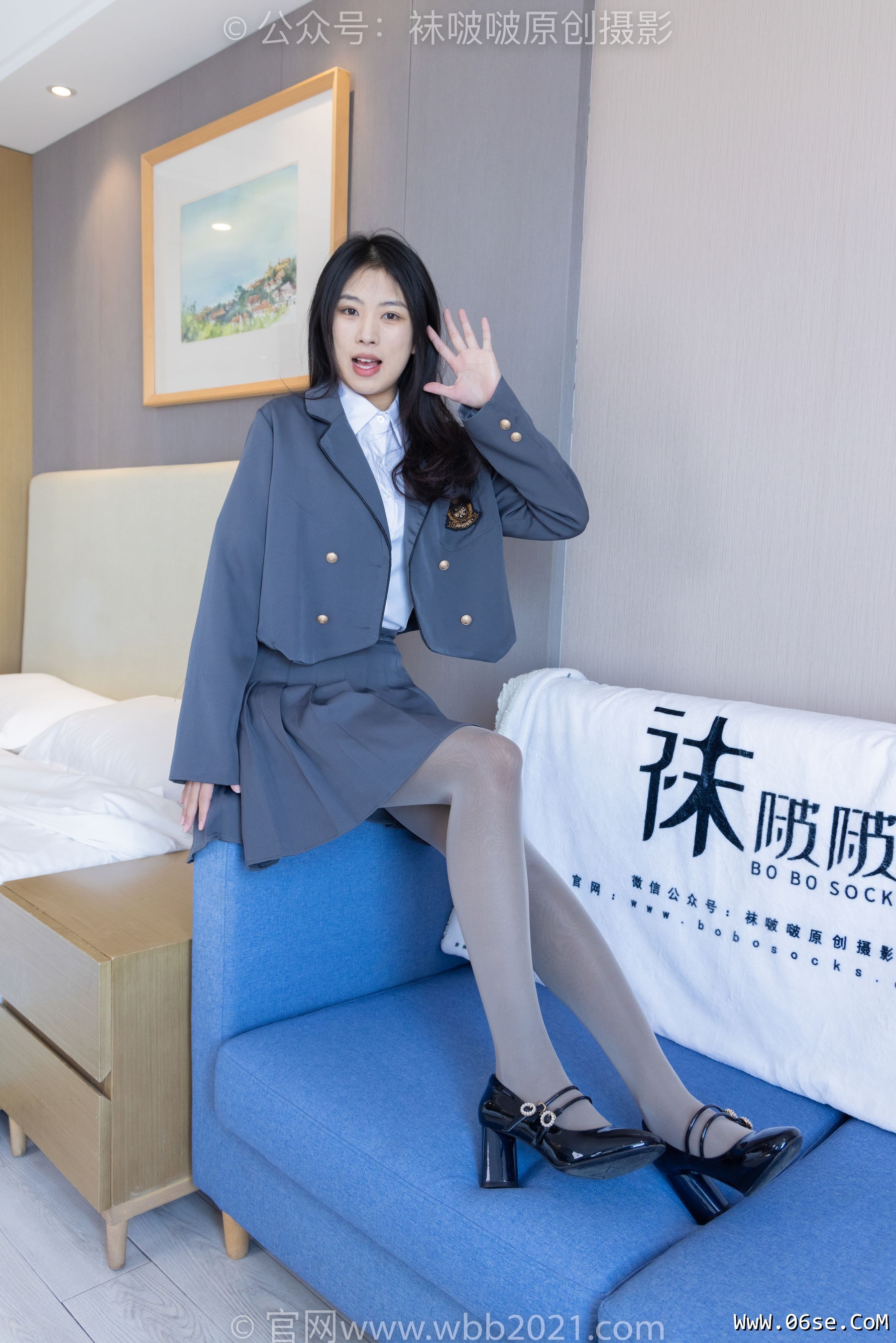图片[80]-BoBoSocks袜啵啵 No.312 奶油 -高跟鞋、黑丝打底、肉丝[160P]-六色网