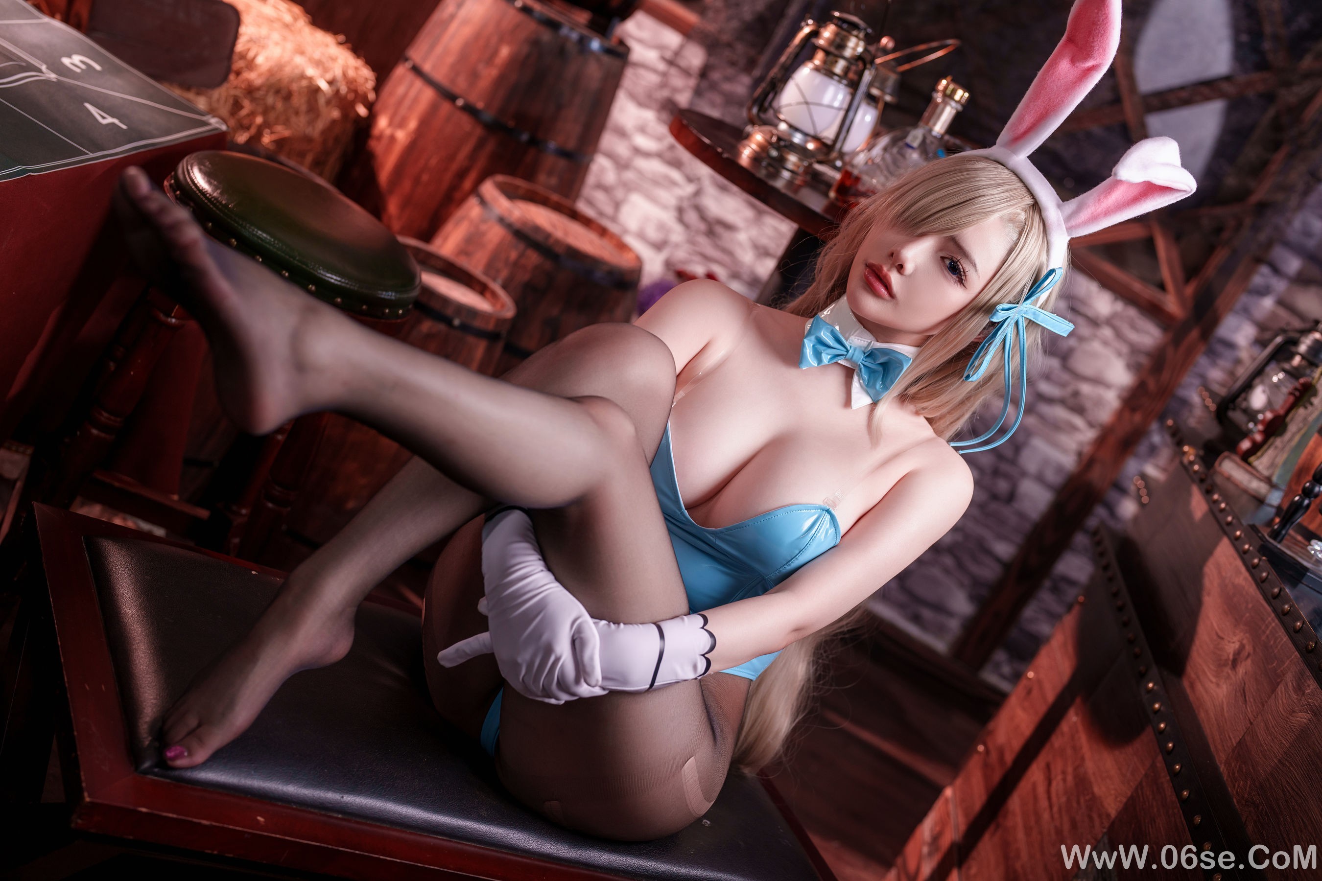 图片[32]-动漫博主雯妹 – 一之濑明日奈 兔女郎[48P]-六色网