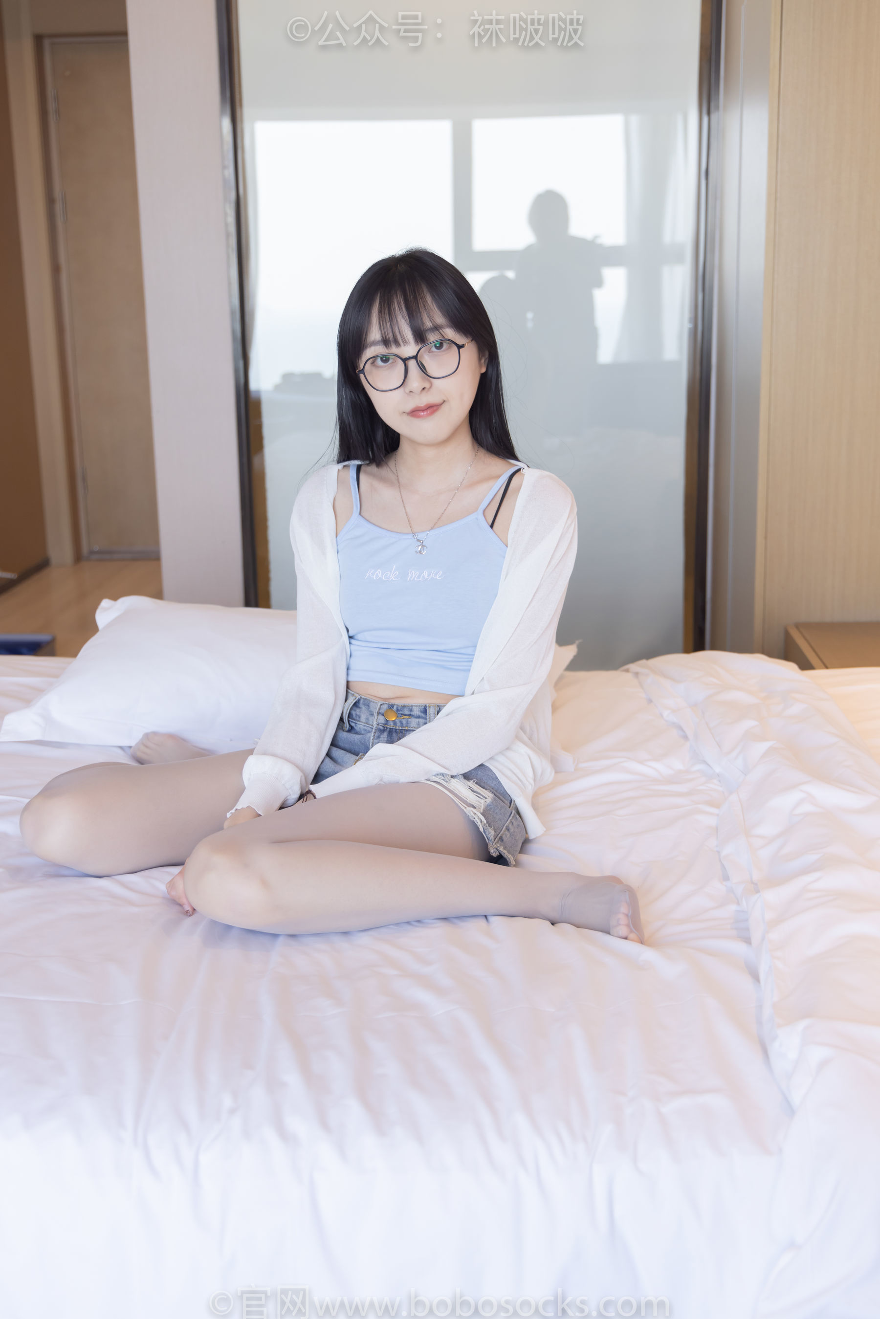图片[85]-BoBoSocks袜啵啵 No.083 稚予-高跟鞋、凉鞋、白丝、裸足涂白色指甲油剧情[140P]-六色网