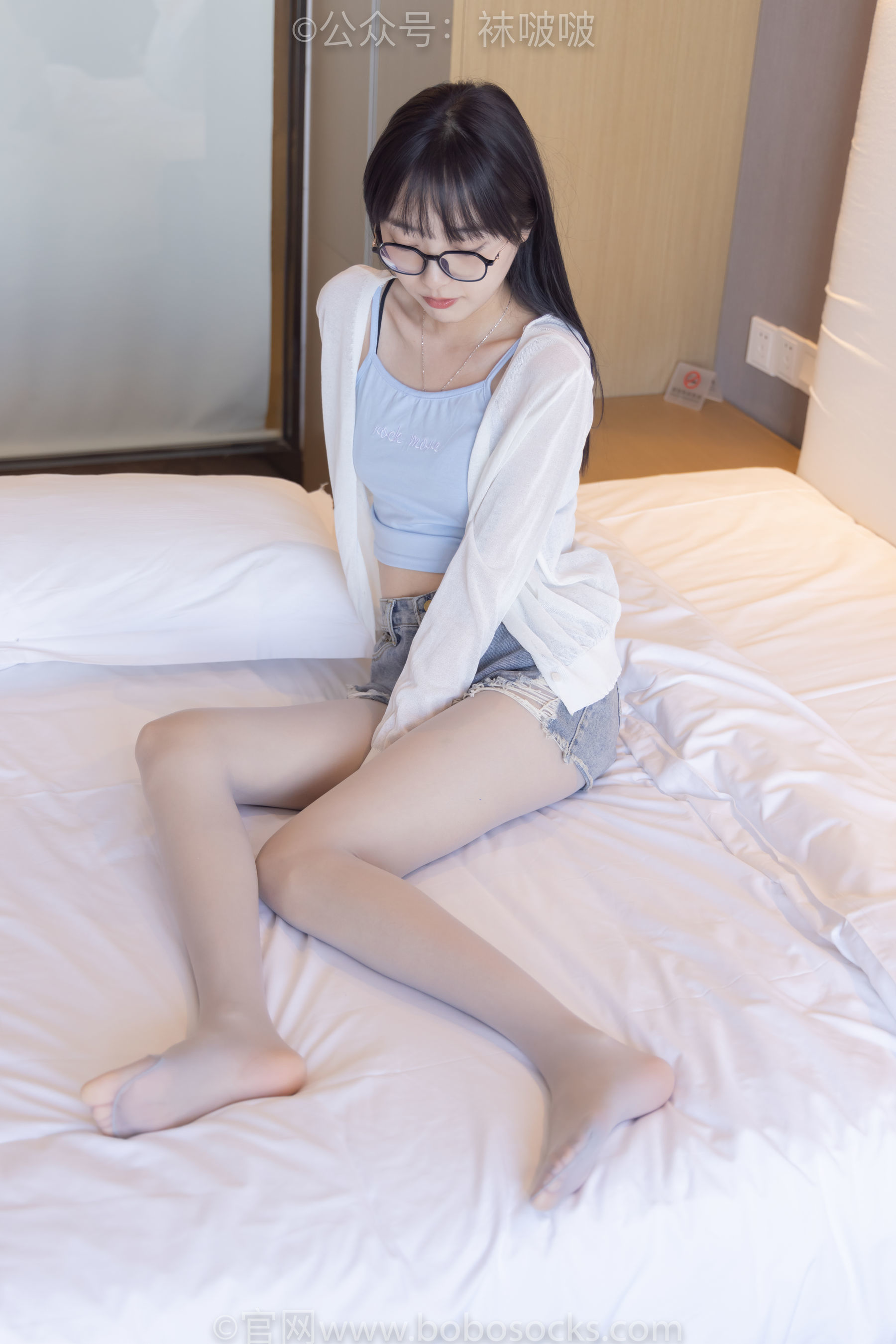 图片[61]-BoBoSocks袜啵啵 No.083 稚予-高跟鞋、凉鞋、白丝、裸足涂白色指甲油剧情[140P]-六色网