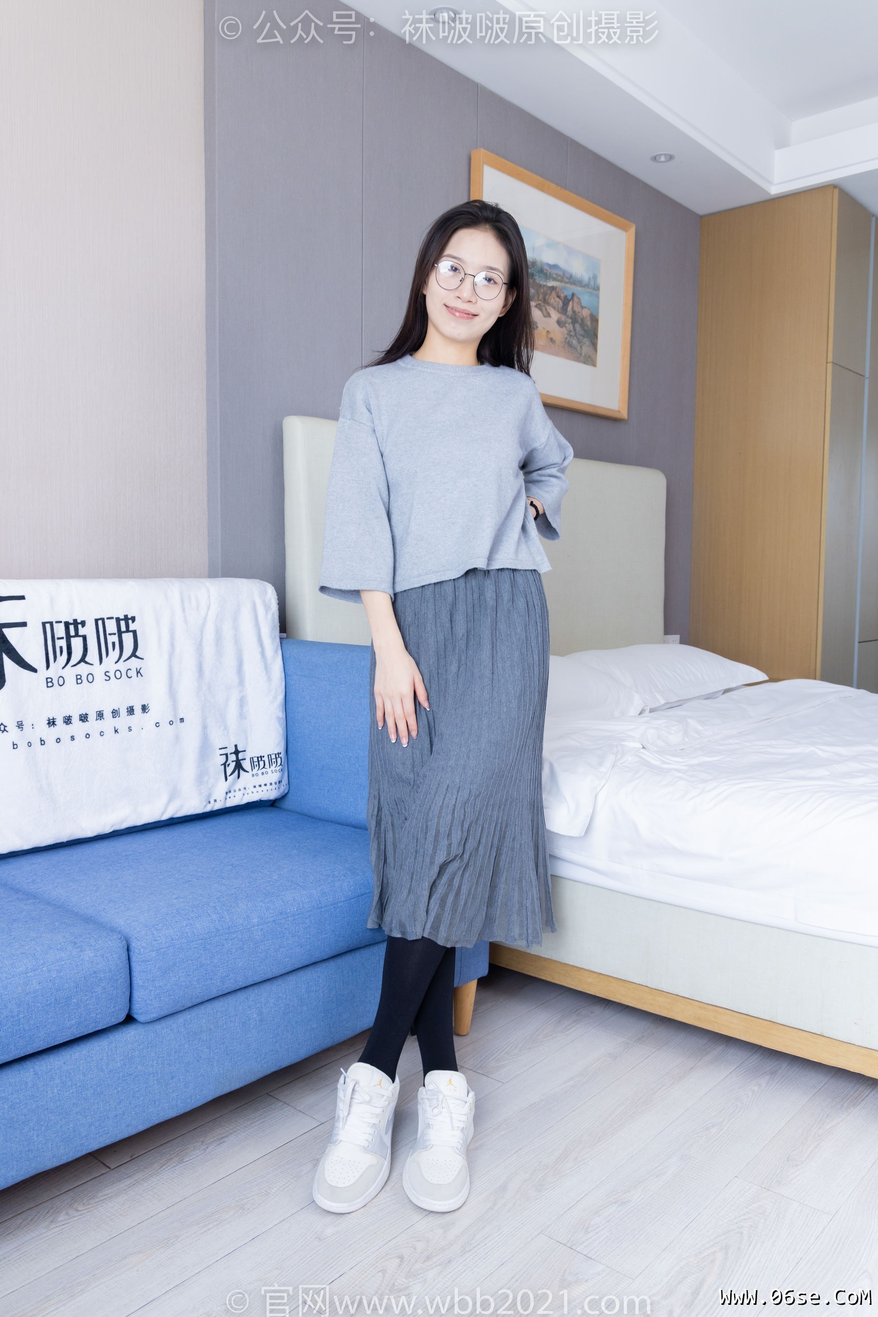 图片[132]-BoBoSocks袜啵啵 No.358 芝士 -平底鞋、板鞋、肉丝、厚黑丝[150P]-六色网