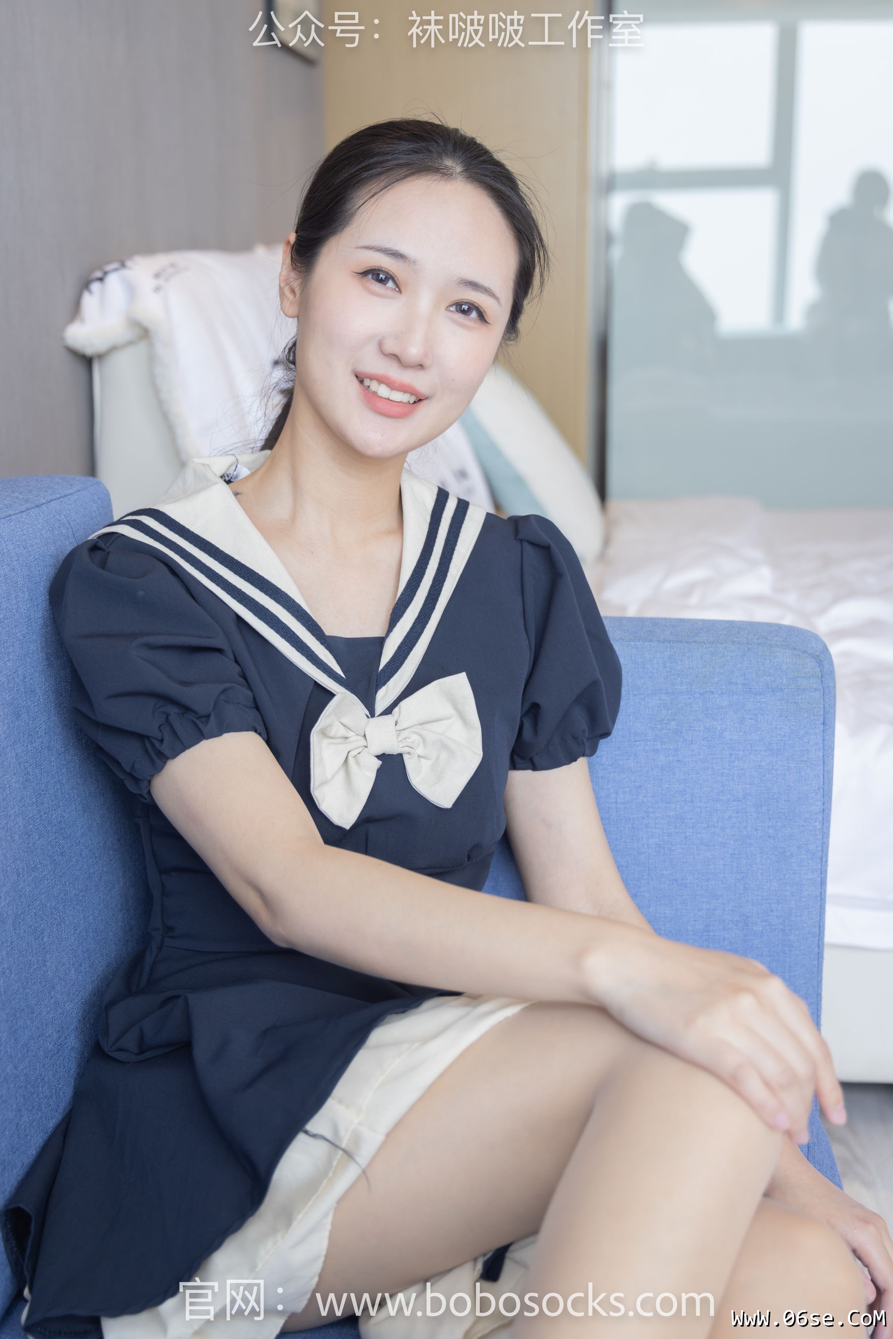 图片[127]-BoBoSocks袜啵啵 No.107 小安-平底鞋、白棉袜、肉丝[140P]-六色网