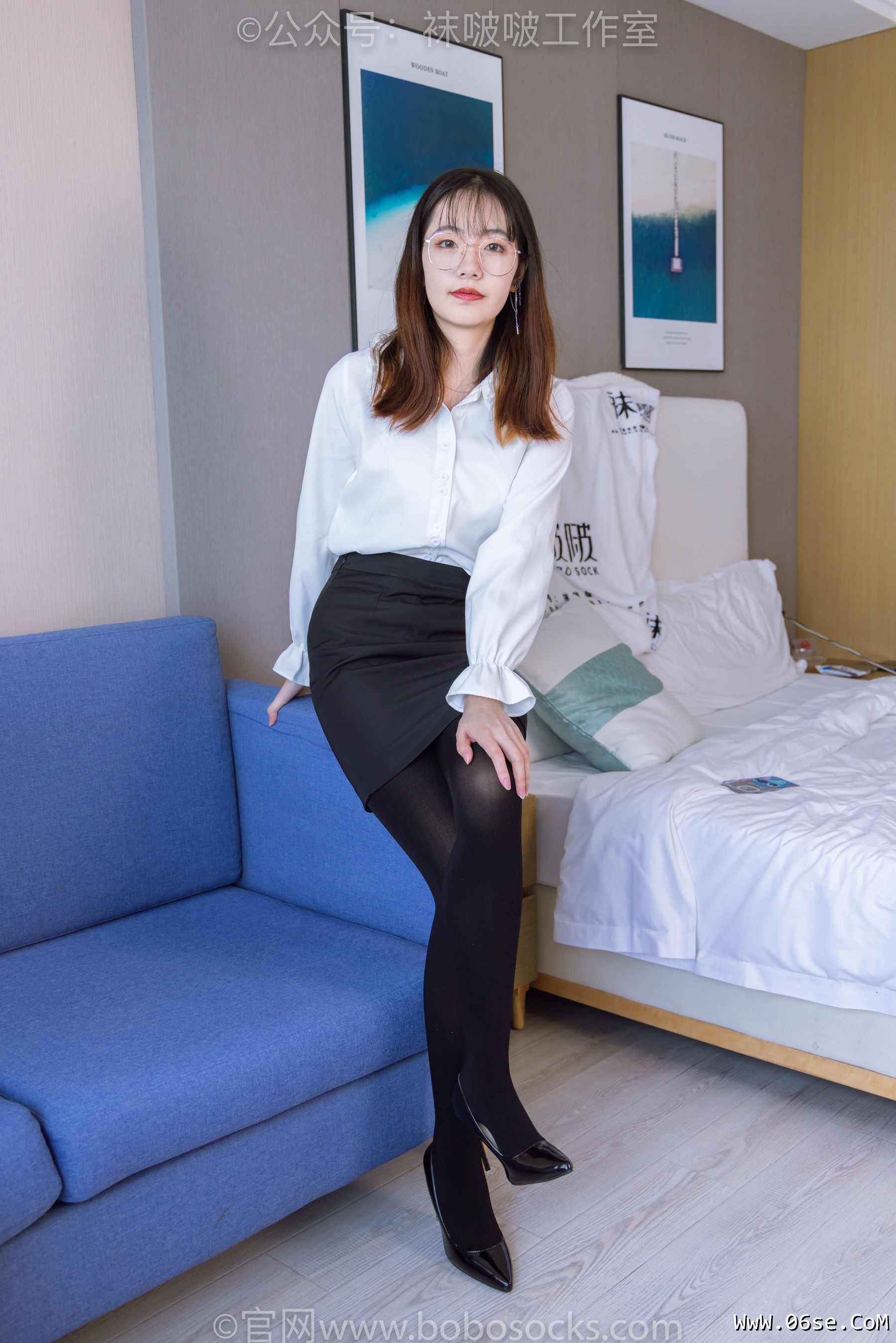 图片[14]-BoBoSocks袜啵啵 No.090 小甜豆-高跟鞋、厚黑丝[140P]-六色网