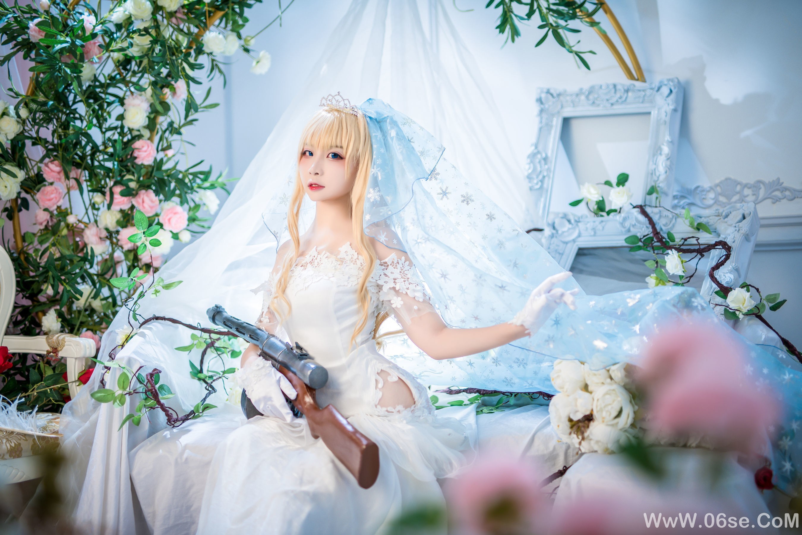 图片[15]-人气Coser二佐Nisa 花嫁[30P]-六色网